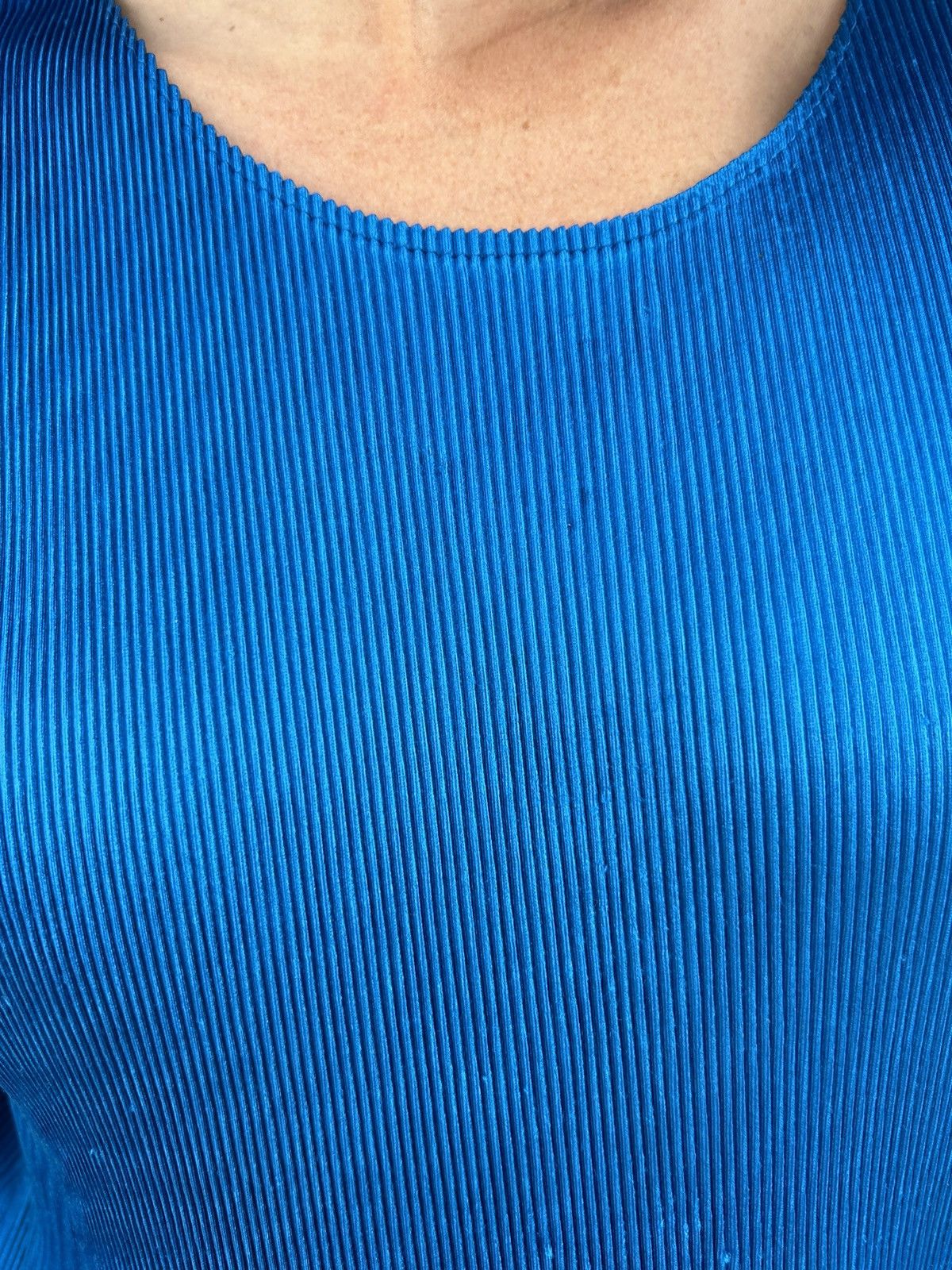 Issey Miyake × Pleats Please Issey Miyake Issey Miyake Pleats Please Metallic Blie Size M / US 6-8 / IT 42-44 - 4 Thumbnail