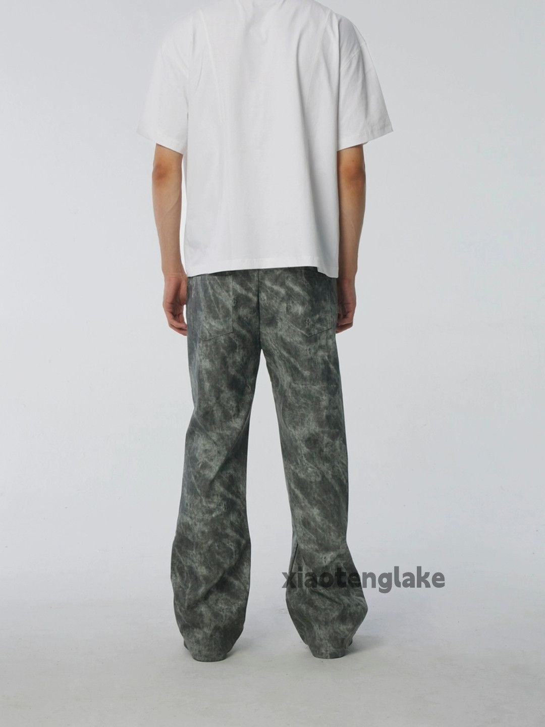 Designer × Japanese Brand × Vintage washed faded cleanfit yuppie pattern bootcut jeans Size US 32 / EU 48 - 4 Thumbnail