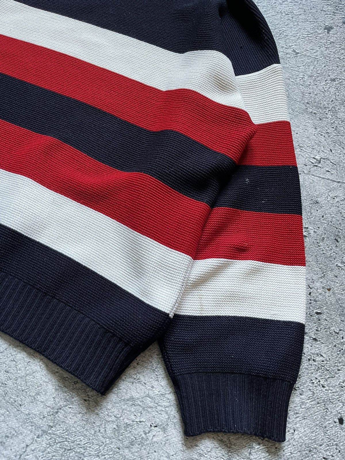 Lacoste × Vintage 90s Lacoste vintage wool knit sweater Size US L / EU 52-54 / 3 - 6 Thumbnail