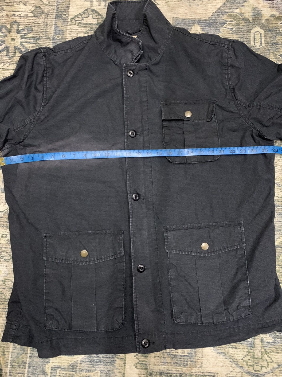 Gap GAP Parka Ripstop Sun Faded Military Shirt Moonless Night Size US XXL / EU 58 / 5 - 9 Thumbnail