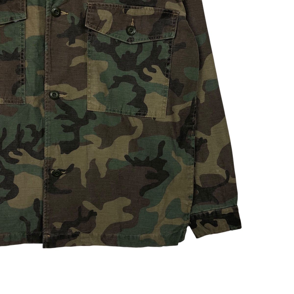 Japanese Brand 📌Vintage Chore Jacket Camouflage Back Number Issey Miyake Size US L / EU 52-54 / 3 - 6 Thumbnail