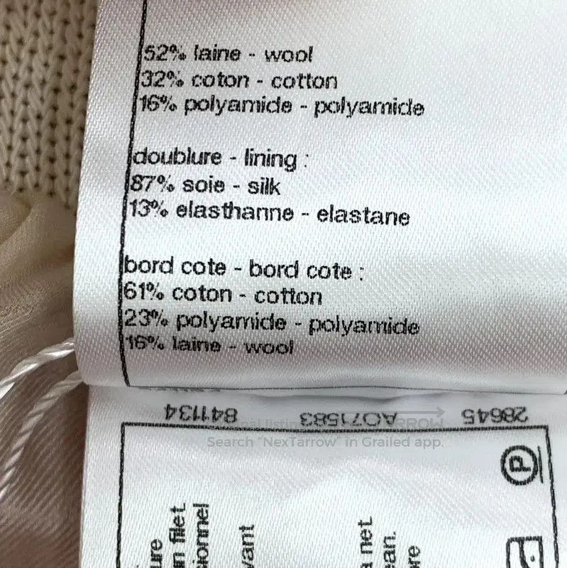 Chanel Chanel Red Wool Casual Pants . Size 22" - 7 Thumbnail