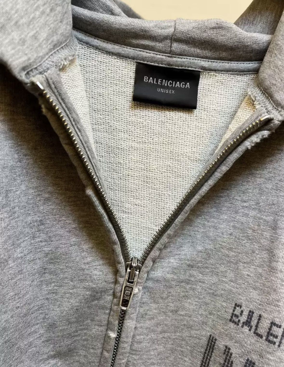 Balenciaga Balenciaga fashion show vintage gray hoodie2412-Nextarrow Size US S / EU 44-46 / 1 - 4 Thumbnail