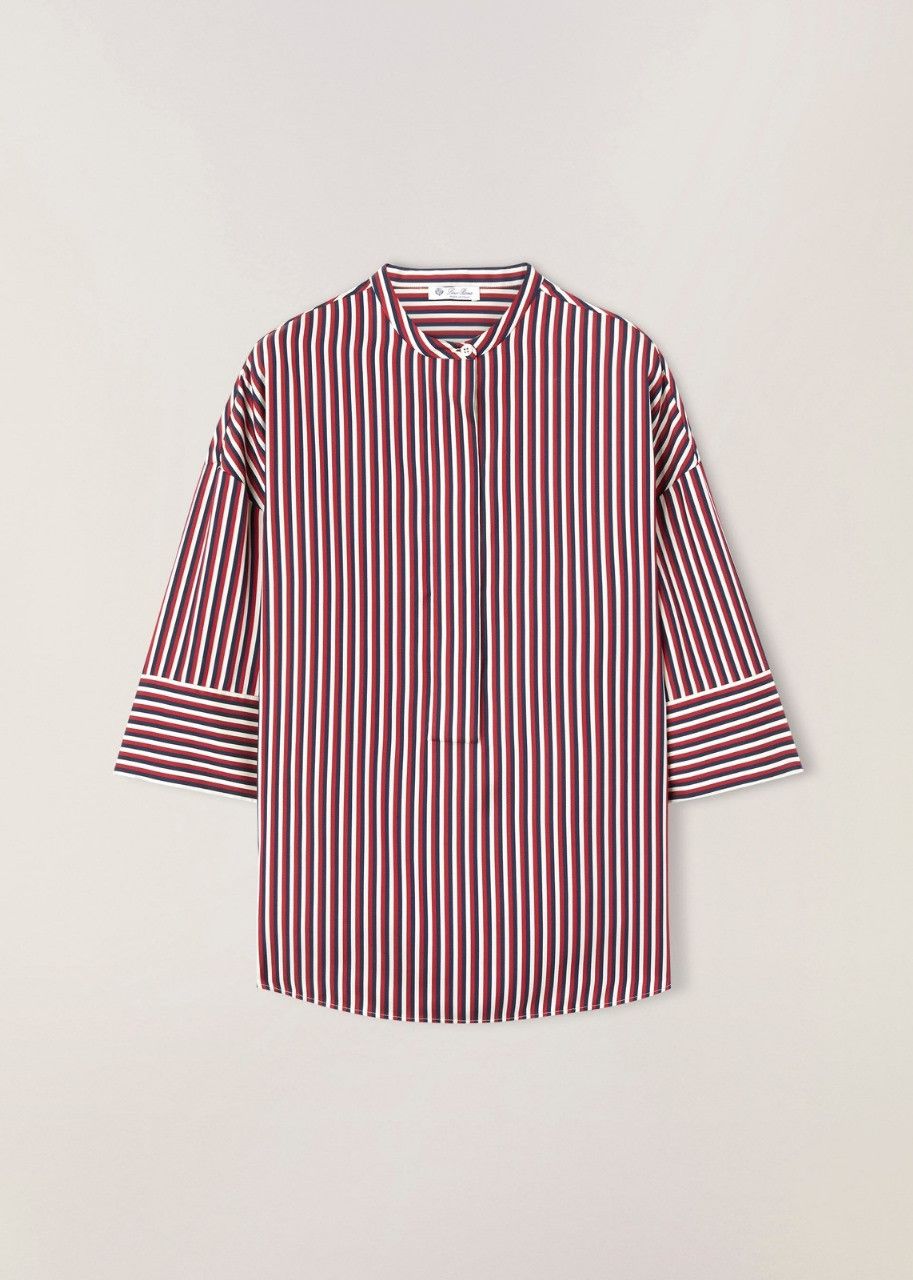 image of Loro Piana O1Srvl11E0524 Shirt In Multicolor, Women's (Size Large)
