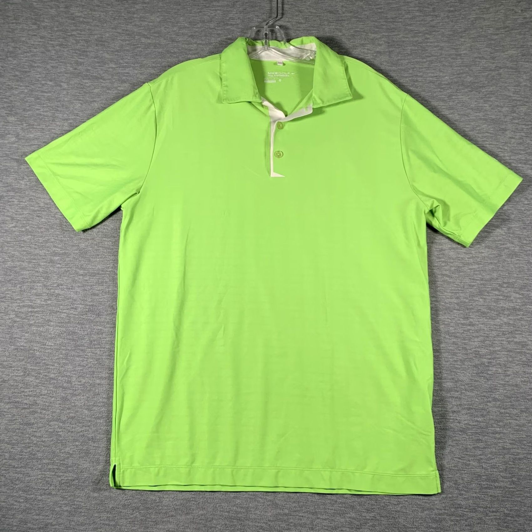 Nike Nike Golf Polo Shirt Mens Medium Green Dri-FIT Tour Performance Golf Stretch Size US M / EU 48-50 / 2 - 2 Thumbnail