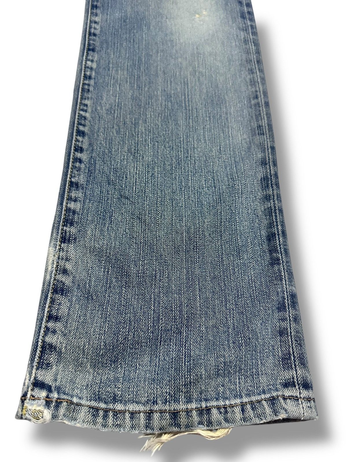 Japanese Brand Vintage Wrangler Straight Loose Style With Faded Wash Size US 28 / EU 44 - 11 Thumbnail