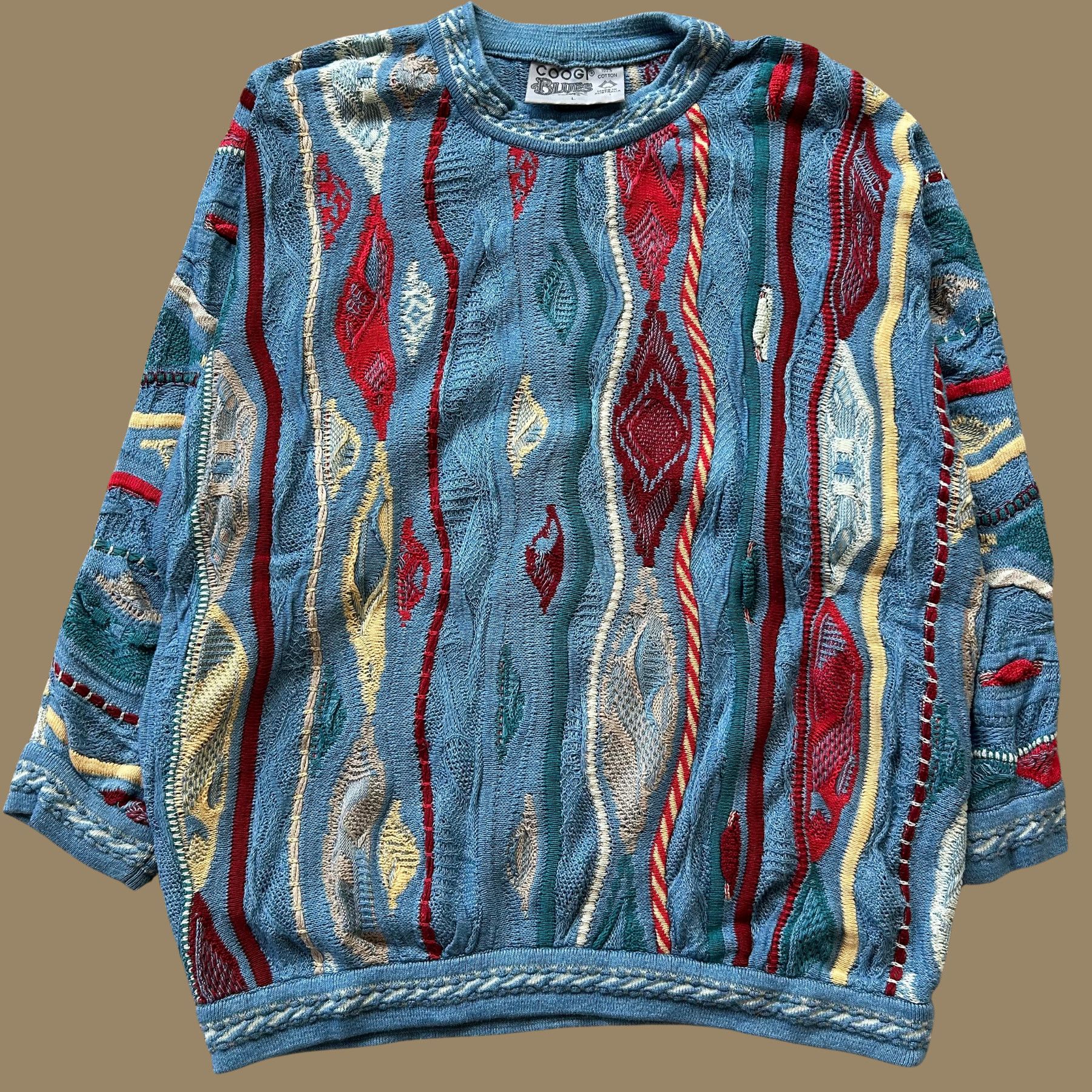 Vintage 90s COOGI Blues Australia Sweater Size Large / XL