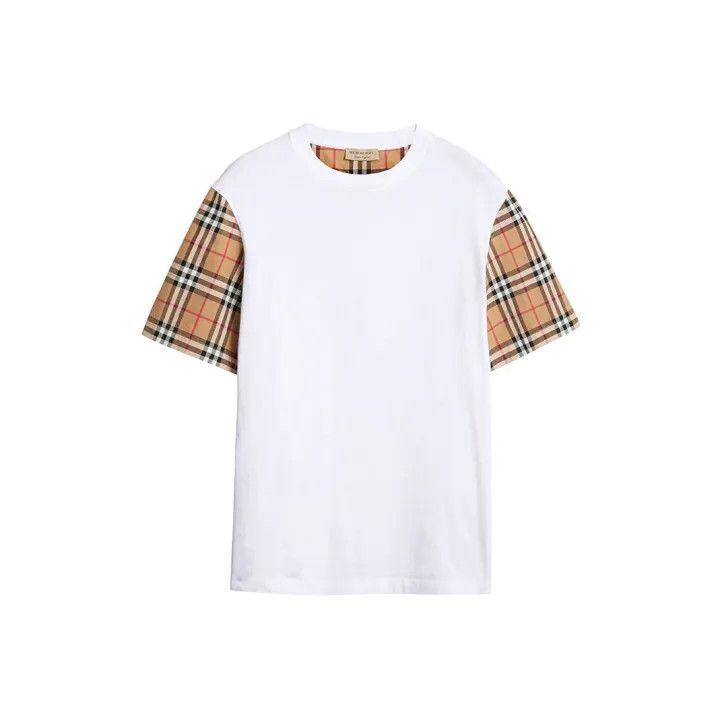 Burberry Burberry Plaid Print Short Sleeve T-Shirt 0079 Size M / US 6-8 / IT 42-44 - 1 Thumbnail