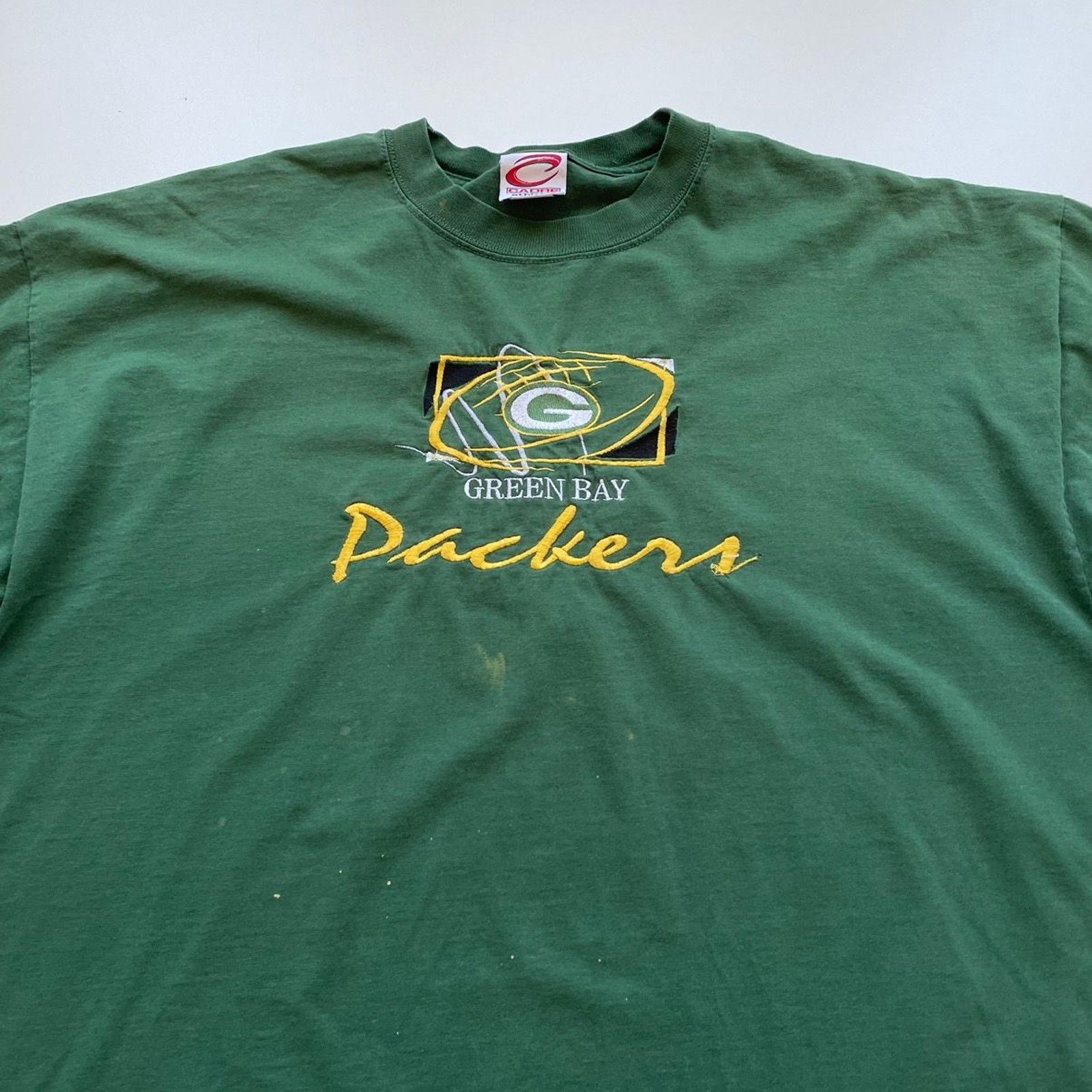NFL Vintage 90s Green Bay Packers NFL T Shirt Size XXL Rare Size US XXL / EU 58 / 5 - 2 Thumbnail