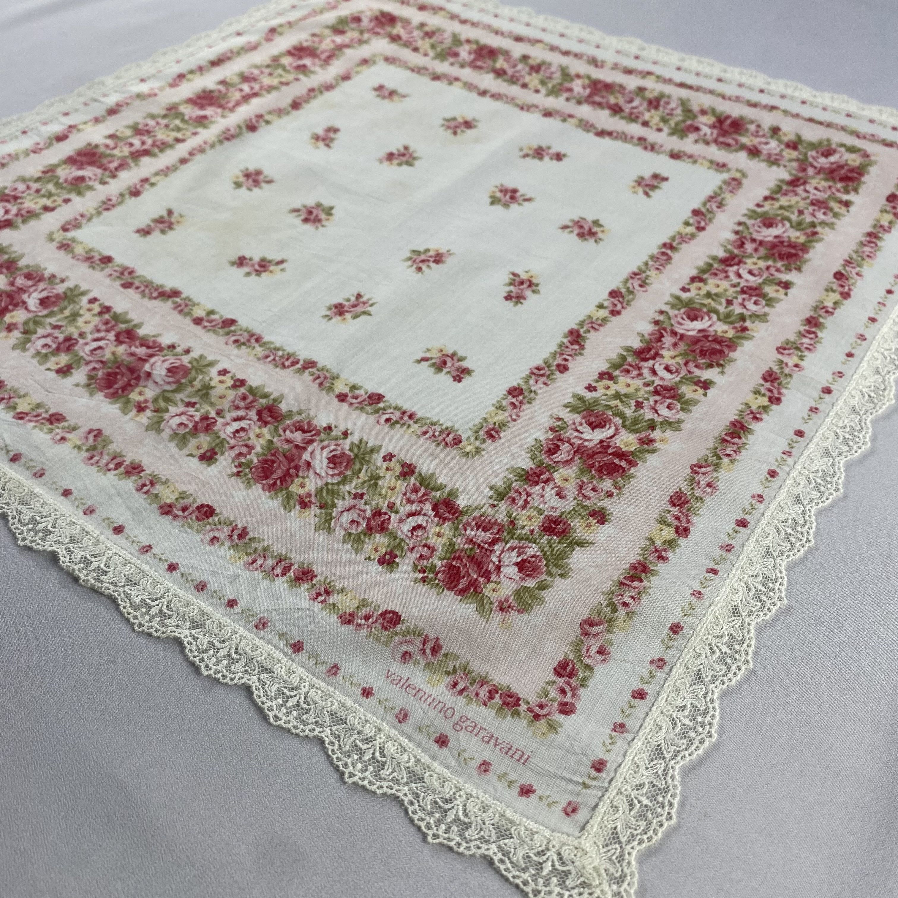 Valentino × Vintage Valentino Garavani Bandana/ Handkerchief / Neckerchief-P775 Size ONE SIZE - 2 Thumbnail