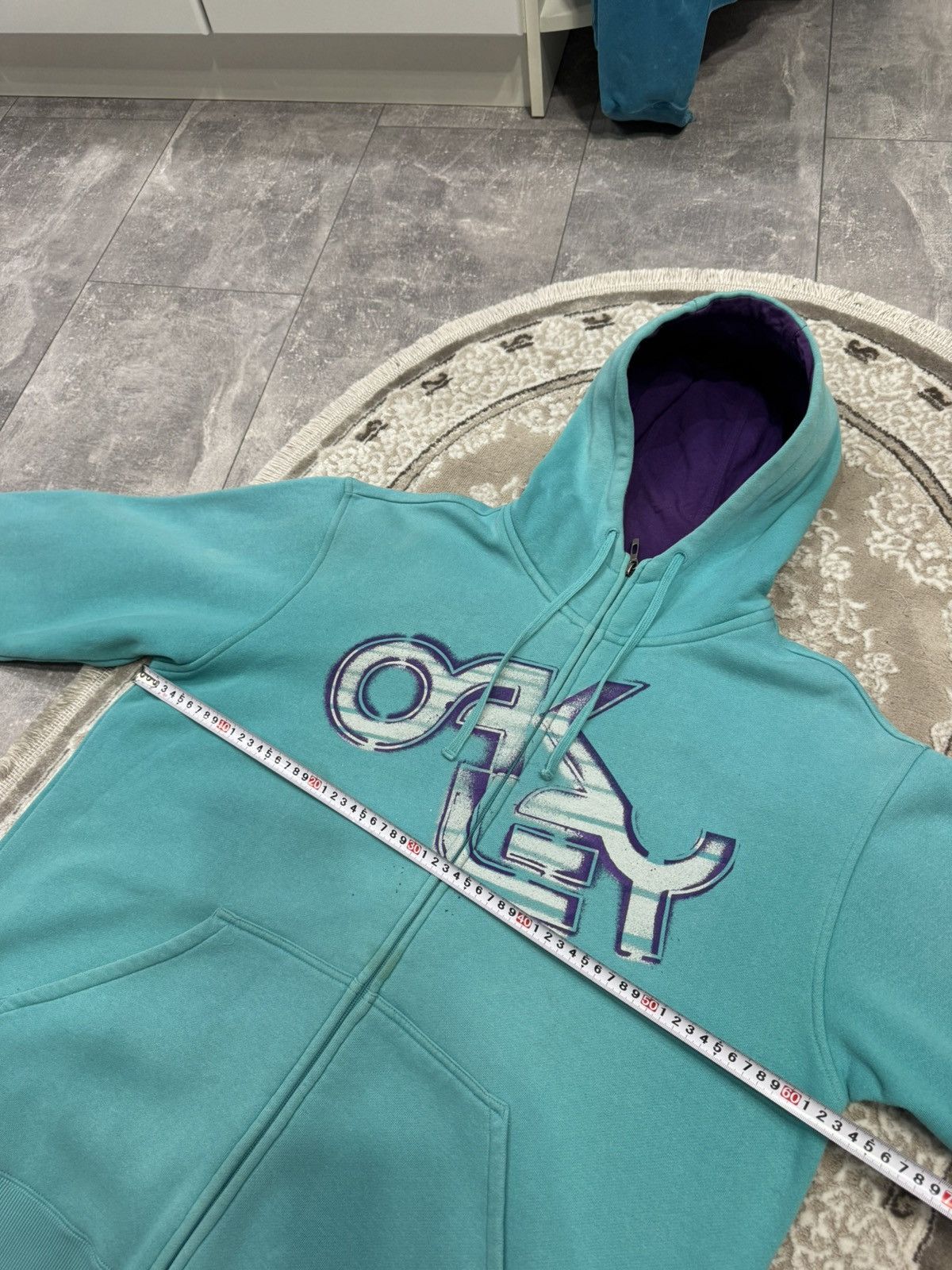 Oakley 💥 Vintage 00’s Oakley Zip Hoodie Central Logo Size US L / EU 52-54 / 3 - 2 Thumbnail