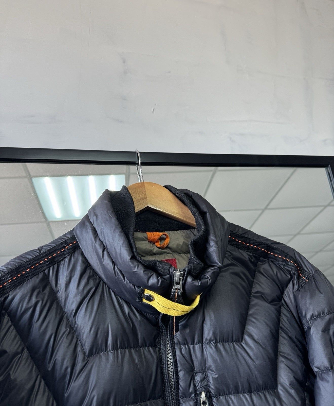 Parajumpers Parajumpers UGO Light Weight Pudder Down Navy Men's Jacket Size US XXL / EU 58 / 5 - 3 Thumbnail