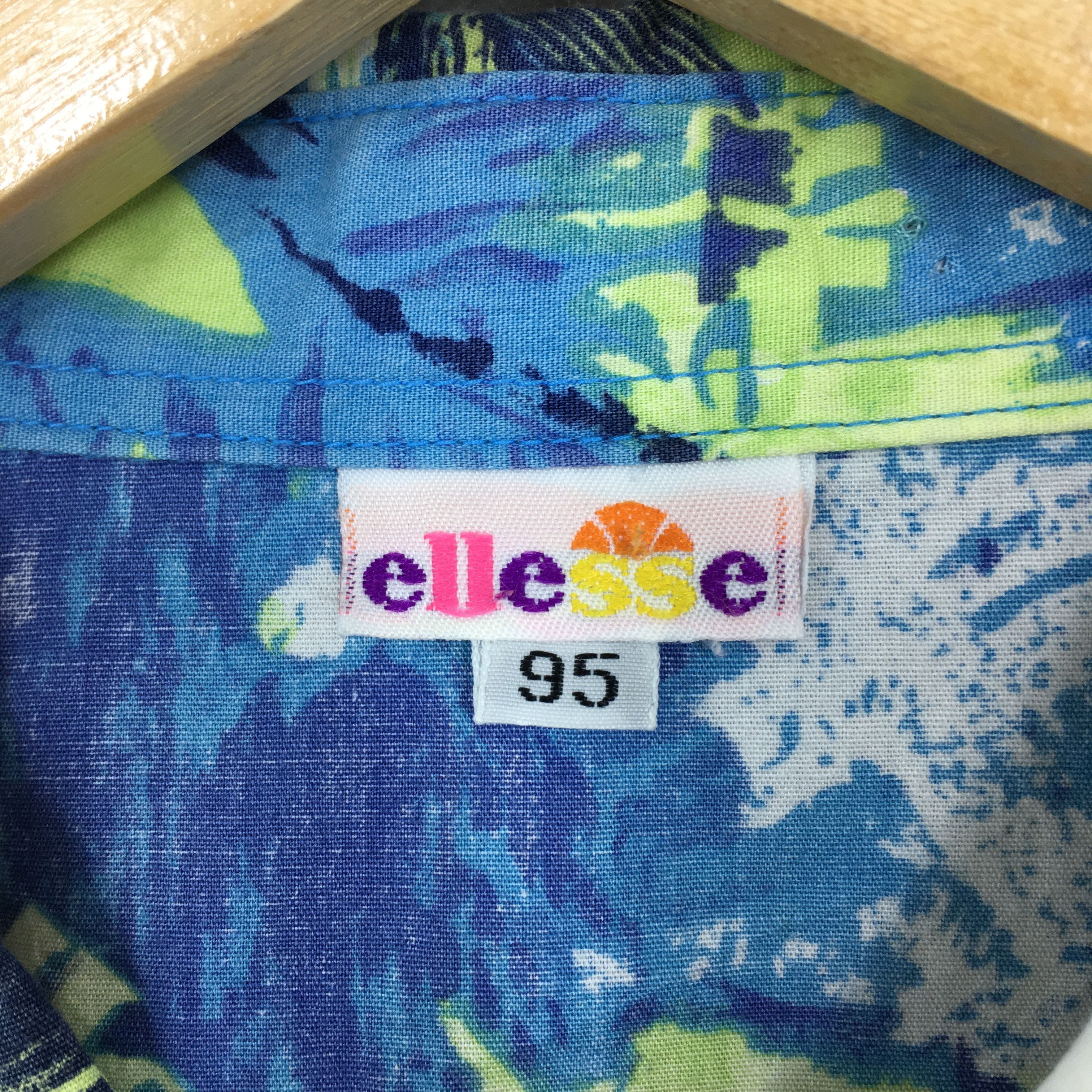 Ellesse Vintage Ellesse Hawaiian Aloha Shirts Medium Size US M / EU 48-50 / 2 - 5 Thumbnail