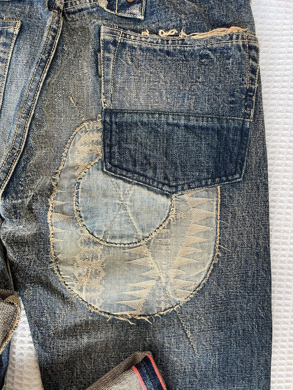Kapital Kountry LastDrop🔥Rare🔥Kapital Kountry By Blue Handed Patchwork Jeans Size US 30 / EU 46 - 11 Thumbnail