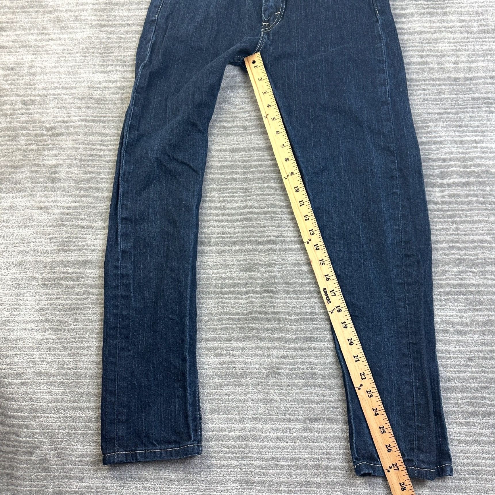 Levi's Levis 510 Jeans 30x27 Blue Denim Cotton Casual Slim Skinny Mens Size US 30 / EU 46 - 7 Thumbnail
