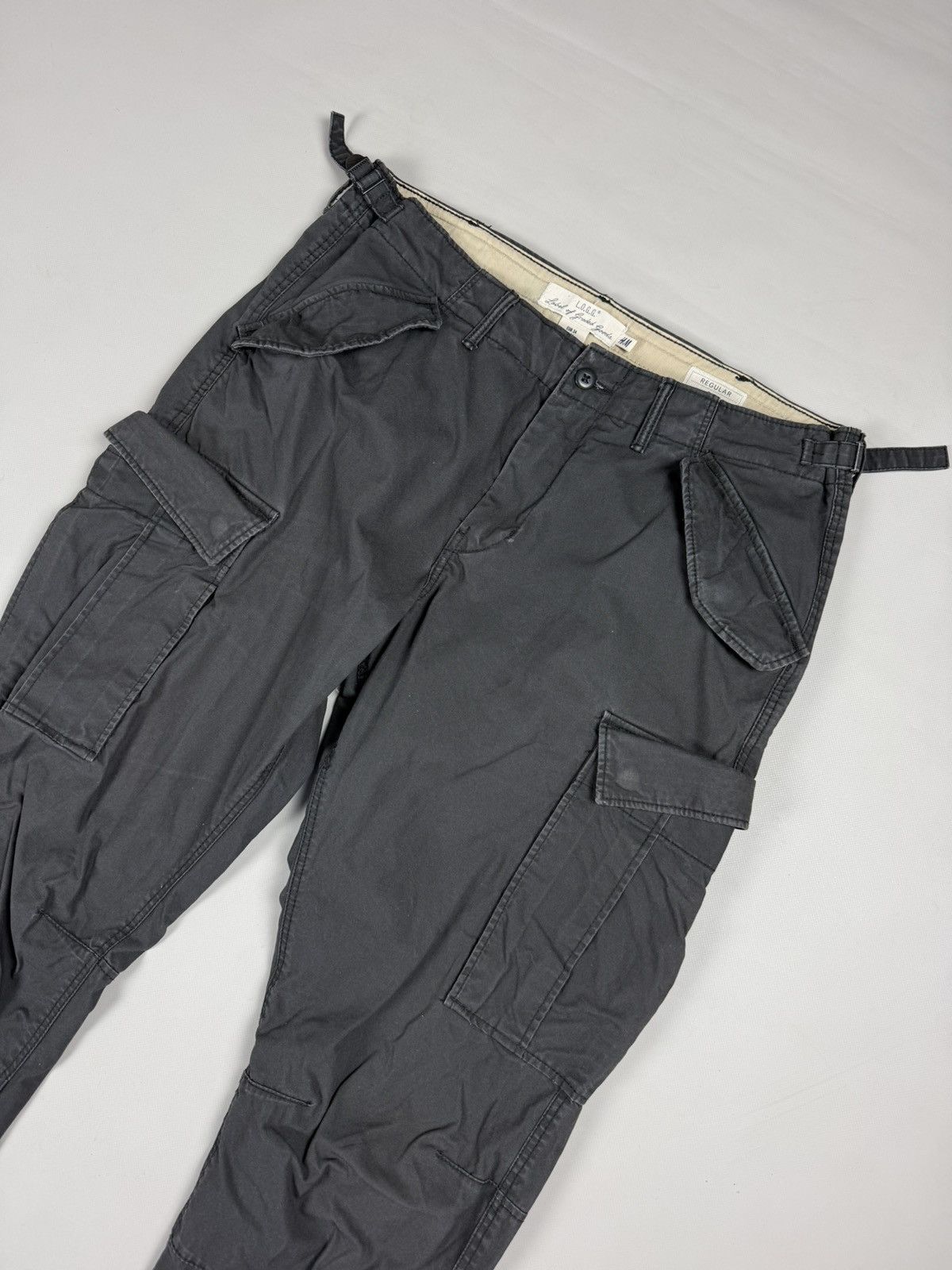 H&M H&M Men’s Cargo Pants Trousers Size 34 Cotton Size US 34 / EU 50 - 2 Thumbnail