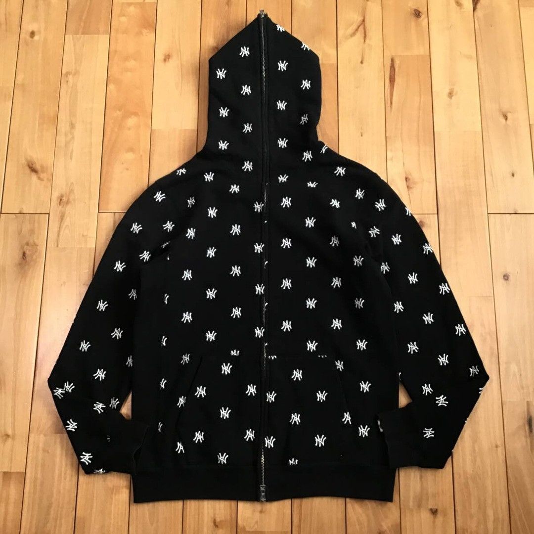 BAPE × NEIGHBORHOOD LOGO full zip hoodie a bathing ape NIGO