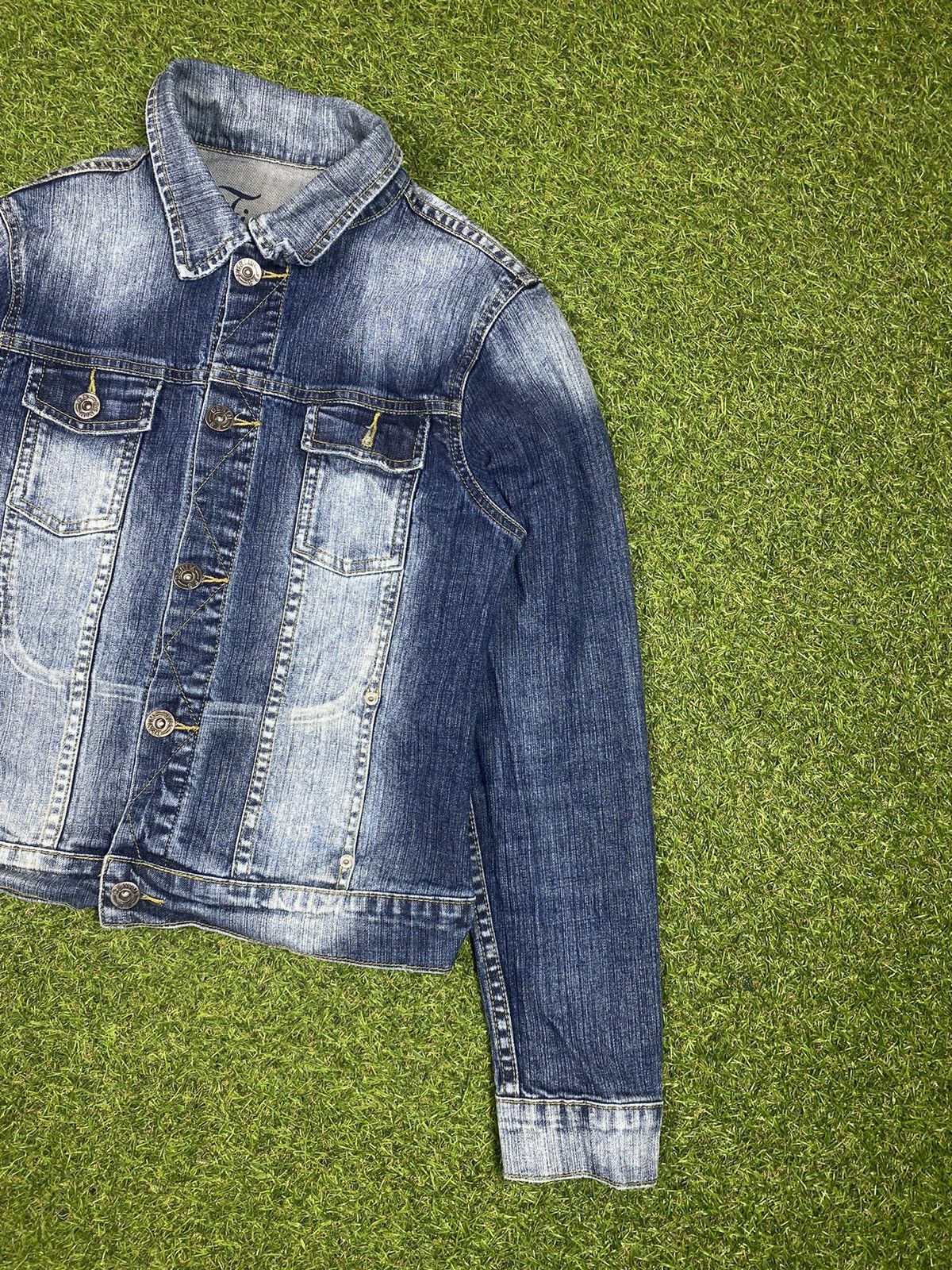 Vintage Vintage 90s Japanese Jeans jacket streetwear style size L Size L / US 10 / IT 46 - 2 Thumbnail