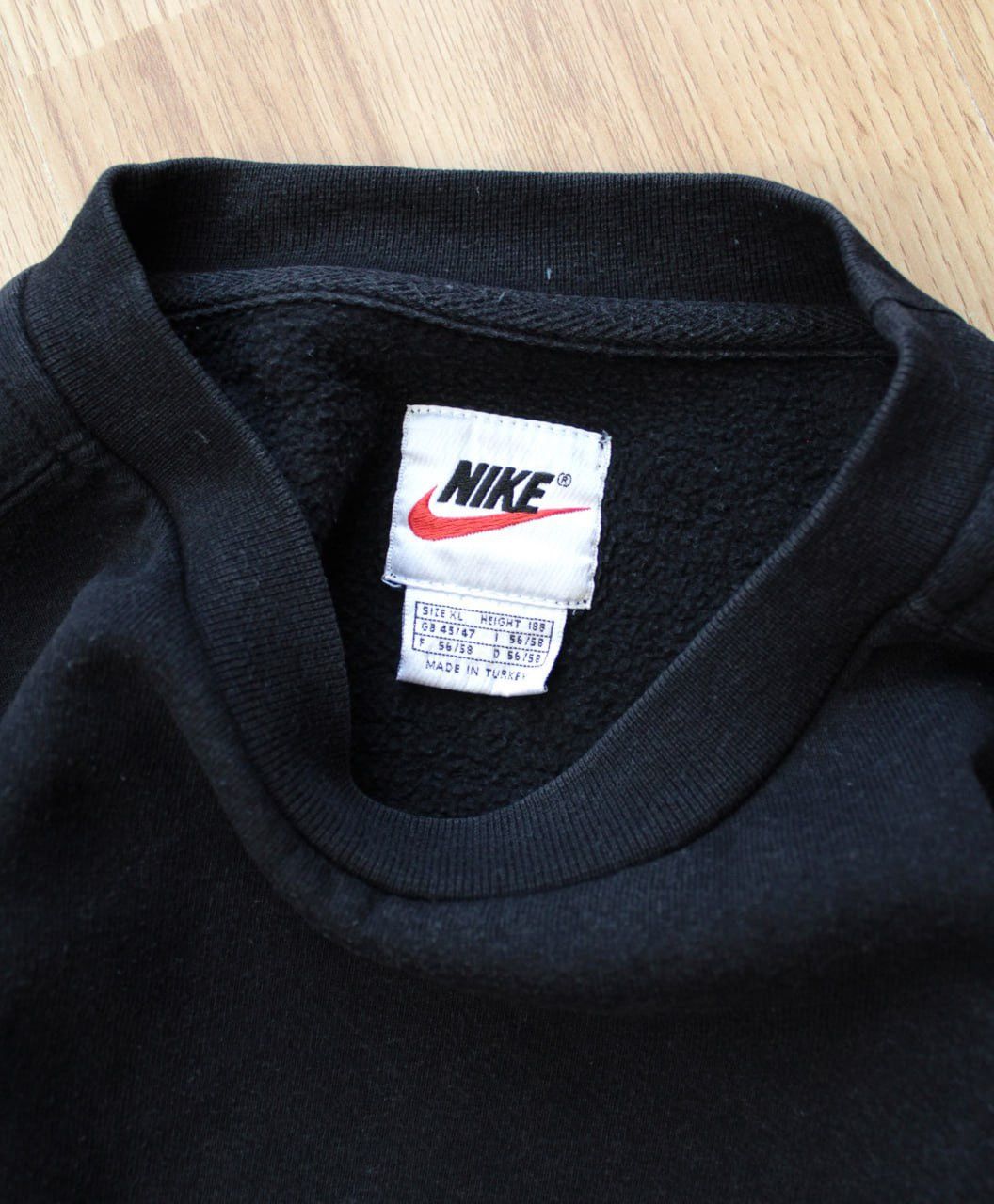 Vintage 🔥 Rare Nike Big Center logo 90s Vintage Sweatshirt Pullover Size US XL / EU 56 / 4 - 3 Thumbnail
