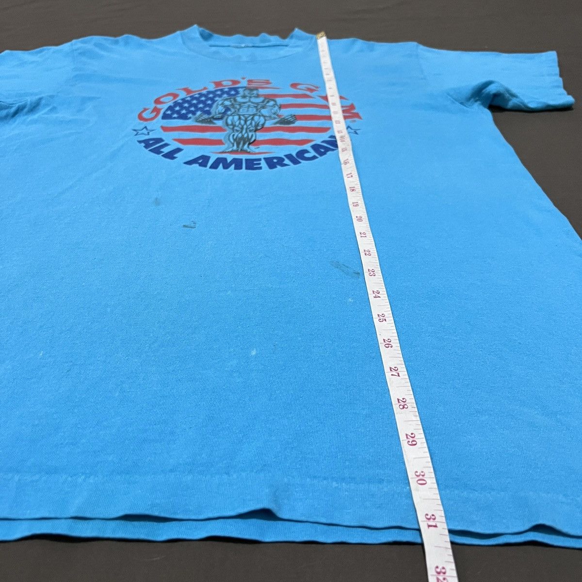 Vintage Vintage 90s GOLD’S GYM Fitness Promo Tee Shirt Size US L / EU 52-54 / 3 - 8 Thumbnail