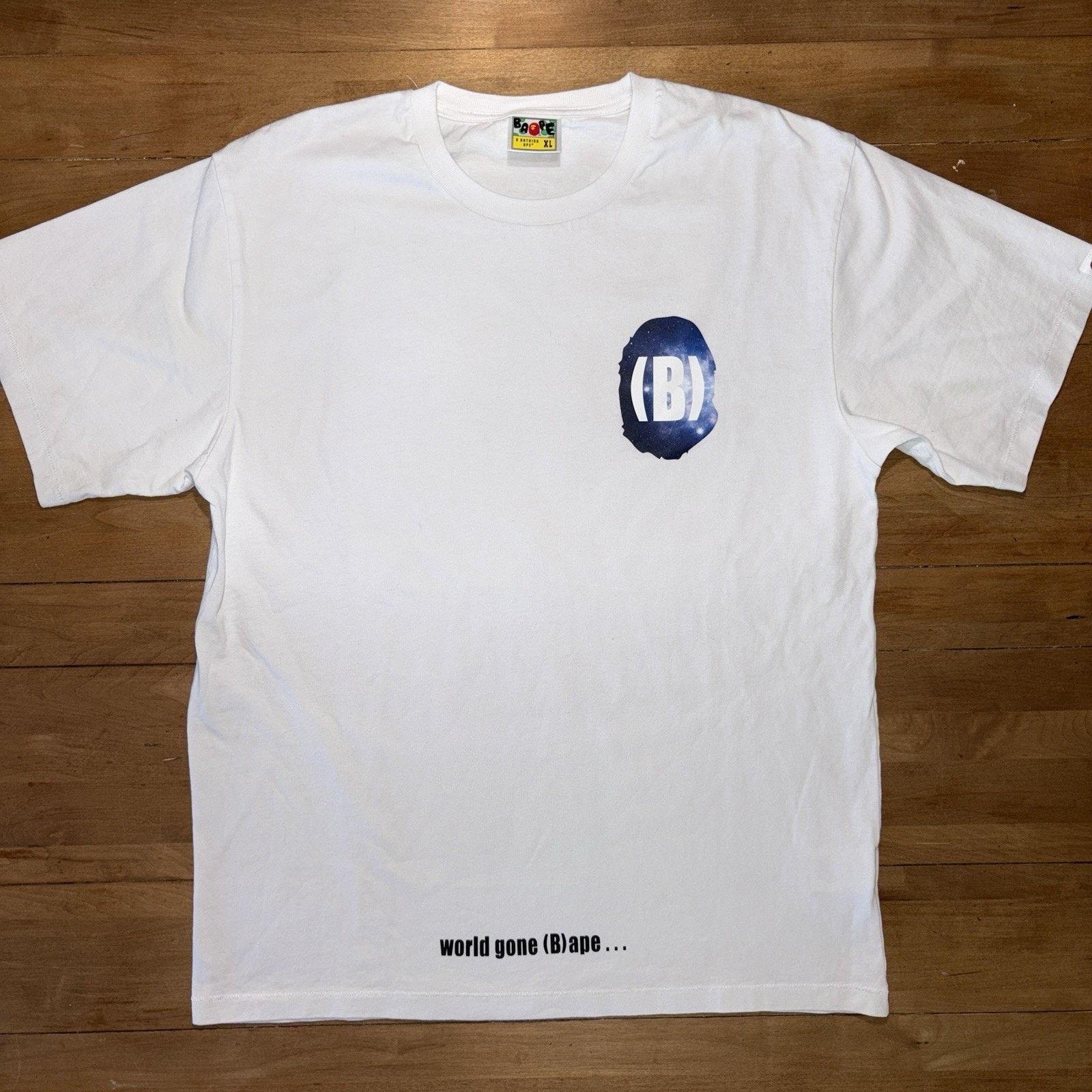 Bape (B)Apetaverse Y2K World Gone Made Men's T-Shirt Bape Logo XL Size US XL / EU 56 / 4 - 2 Thumbnail