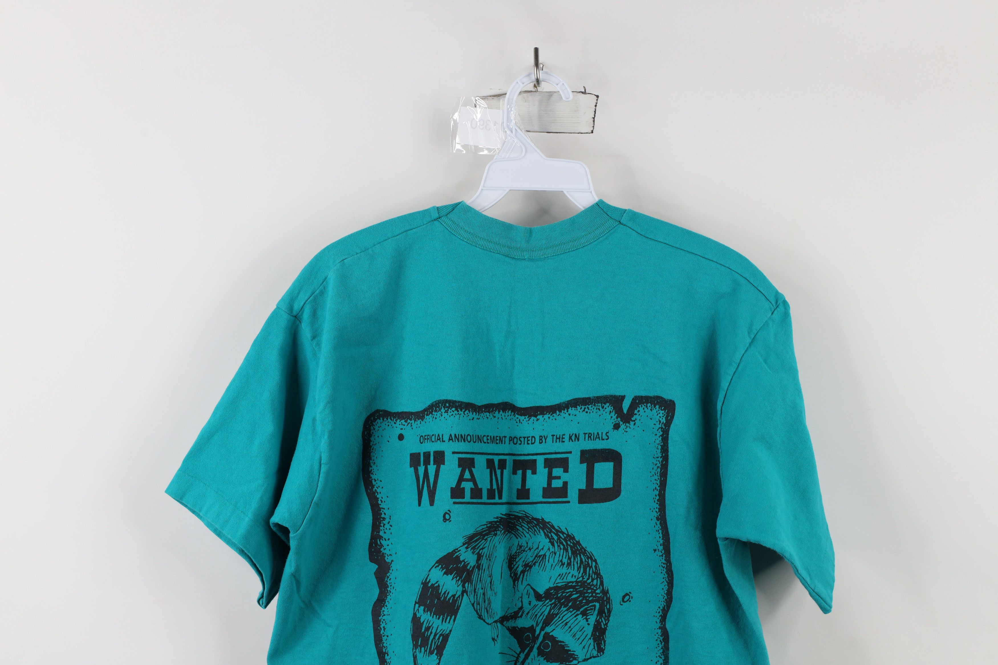 Vintage Vintage 90s Nationals Coon Dog Field Trials T-Shirt Teal USA Size US L / EU 52-54 / 3 - 13 Thumbnail