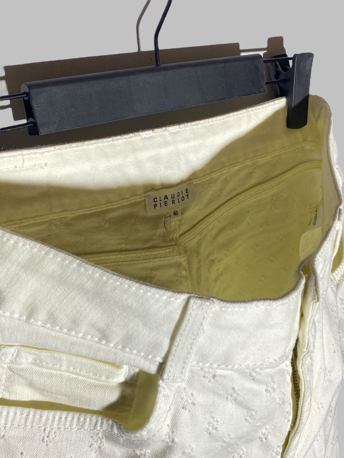 Other Claudie Pierlot White Women’s Jeans Pants Size 27" / US 4 / IT 40 - 16 Thumbnail