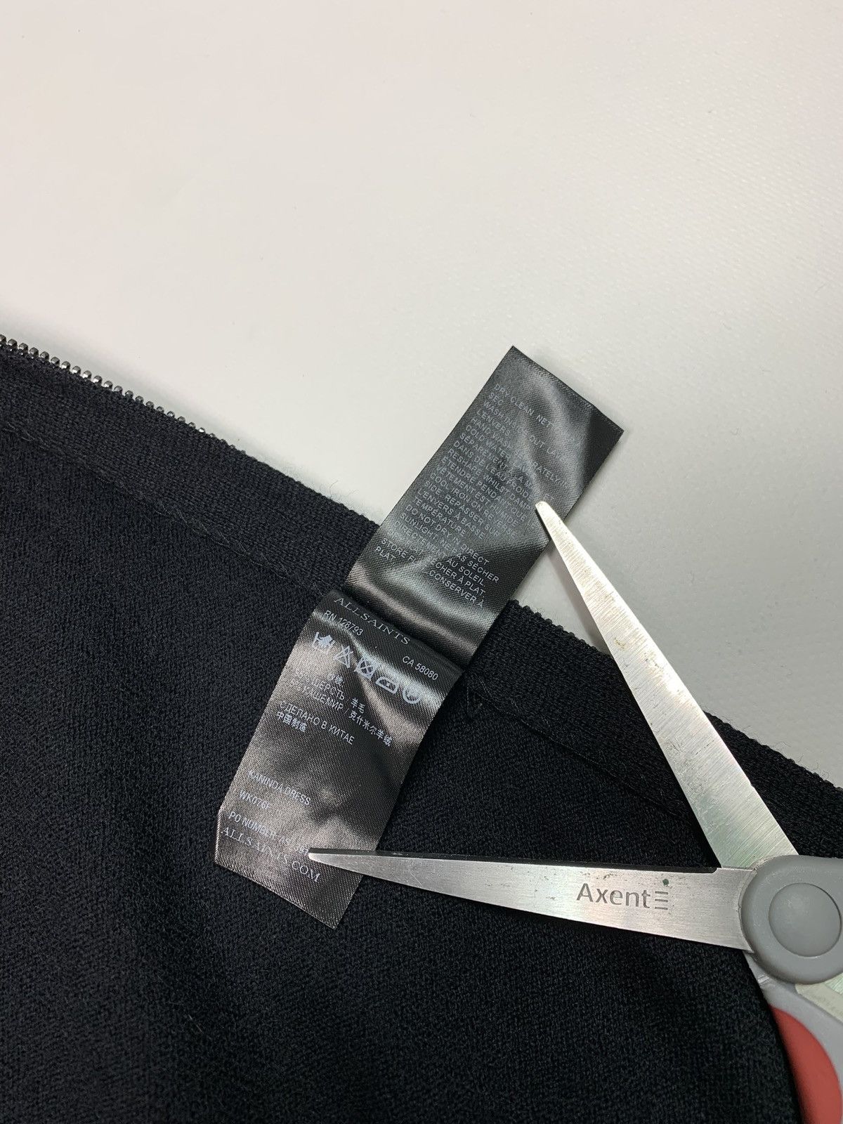 Allsaints Allsaints Kaninda Dress Zip Wool Cashmere Black Size 8 Size M / US 6-8 / IT 42-44 - 11 Thumbnail