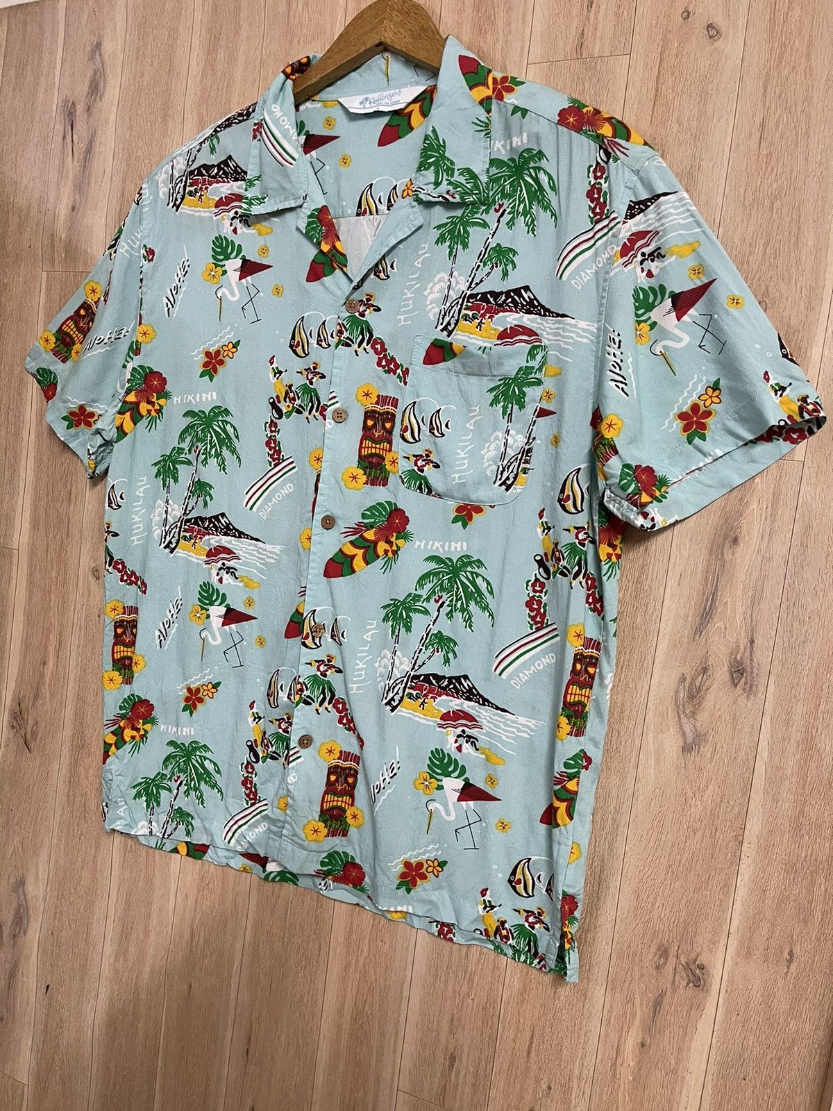 Sun Surf Vintage Hawaiian Shirt Rayon Size L Fit M Aloha Beach Surf Size US L / EU 52-54 / 3 - 4 Thumbnail