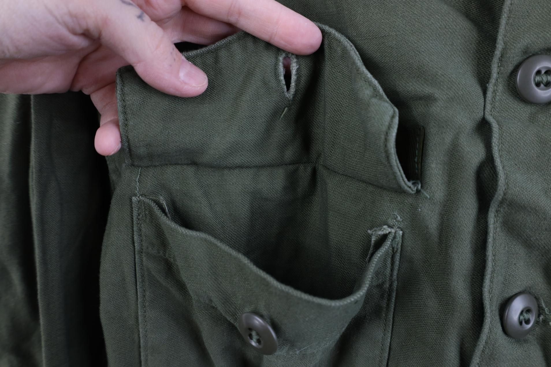 Vintage Vintage 60s Vietnam War Sateen Cotton OG 107 Shirt Jacket Size US M / EU 48-50 / 2 - 9 Thumbnail