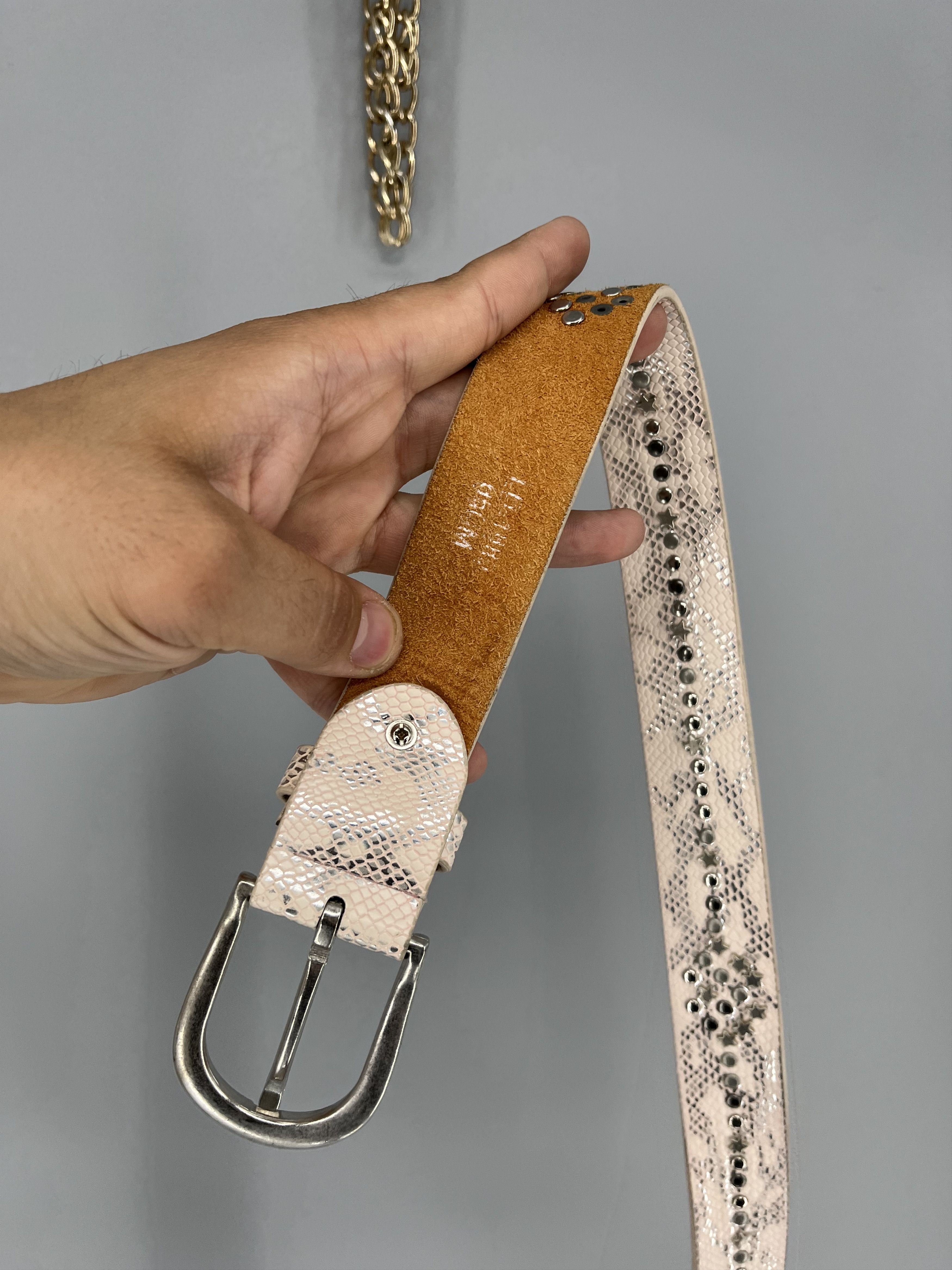 Japanese Brand Vintage 90s Punk Belt Leather Band Rock Y2K 90s Y2K Size ONE SIZE - 8 Thumbnail