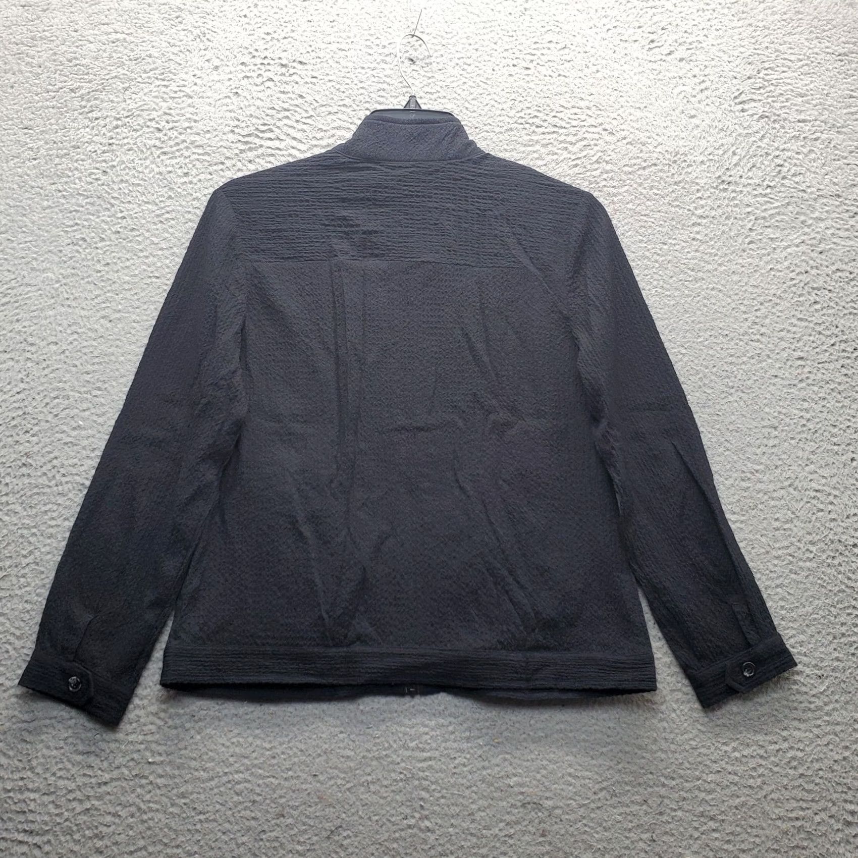 Orvis Orvis Jacket Womens Size M Black Seersucker Lightweight Full Zip Pockets Size M / US 6-8 / IT 42-44 - 2 Thumbnail