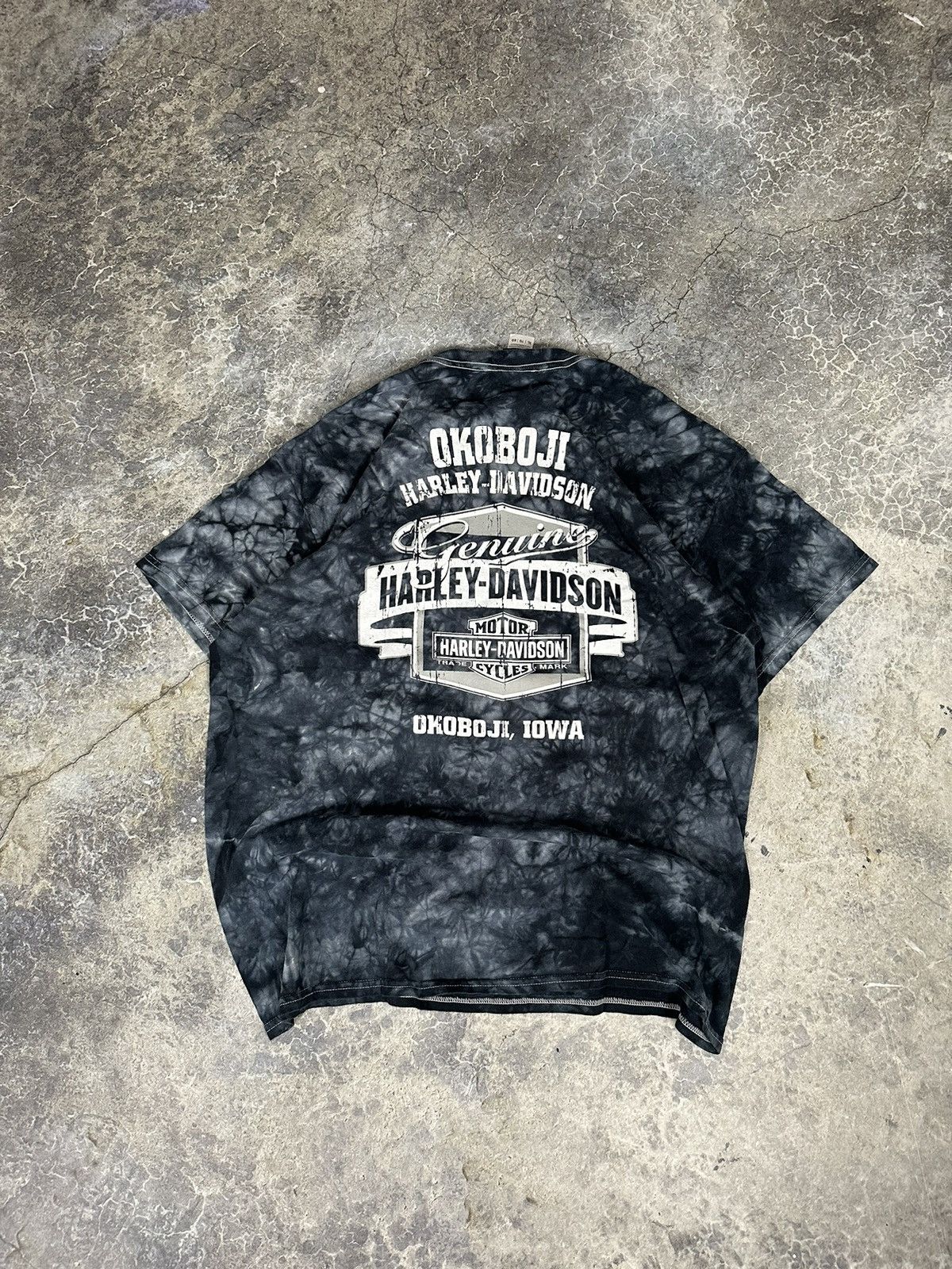 Harley Davidson × Vintage Vintage Harley Davidson Skull Tee Size US XL / EU 56 / 4 - 4 Thumbnail