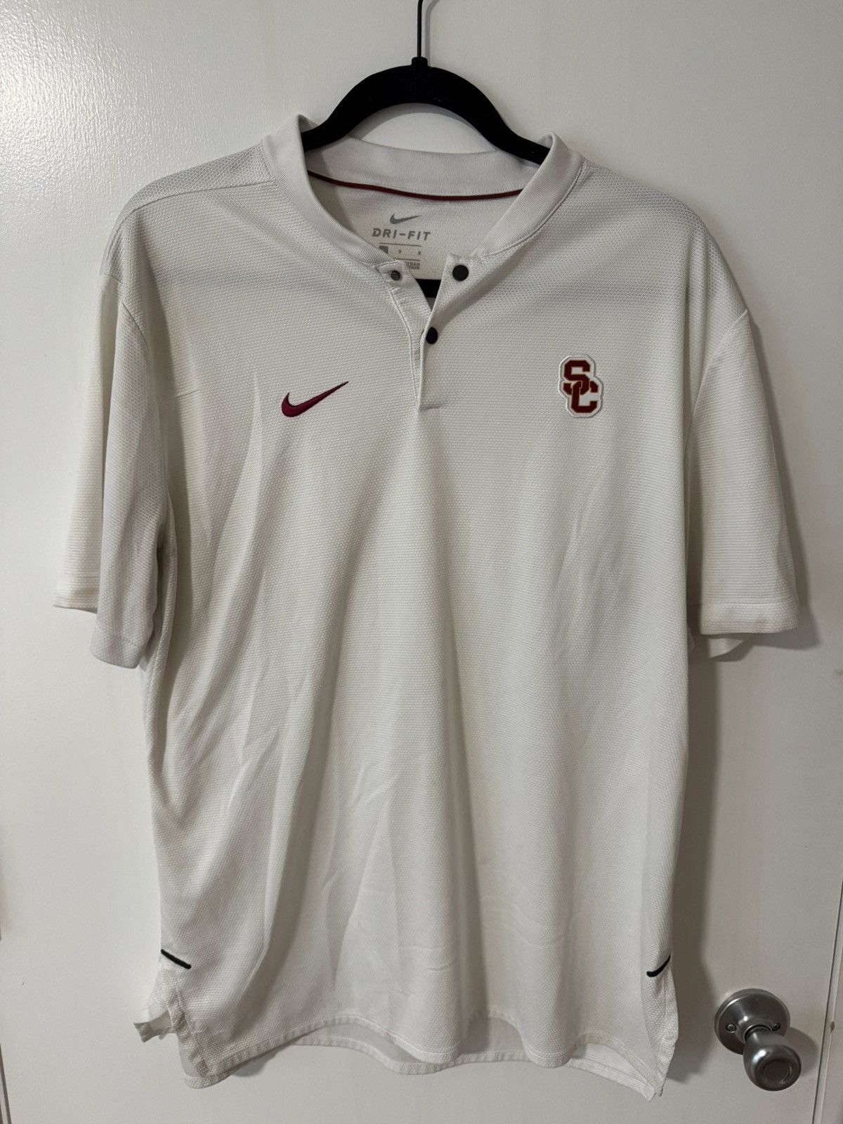 Nike USC Trojans Blade Collar Polo Size US L / EU 52-54 / 3 - 1 Thumbnail