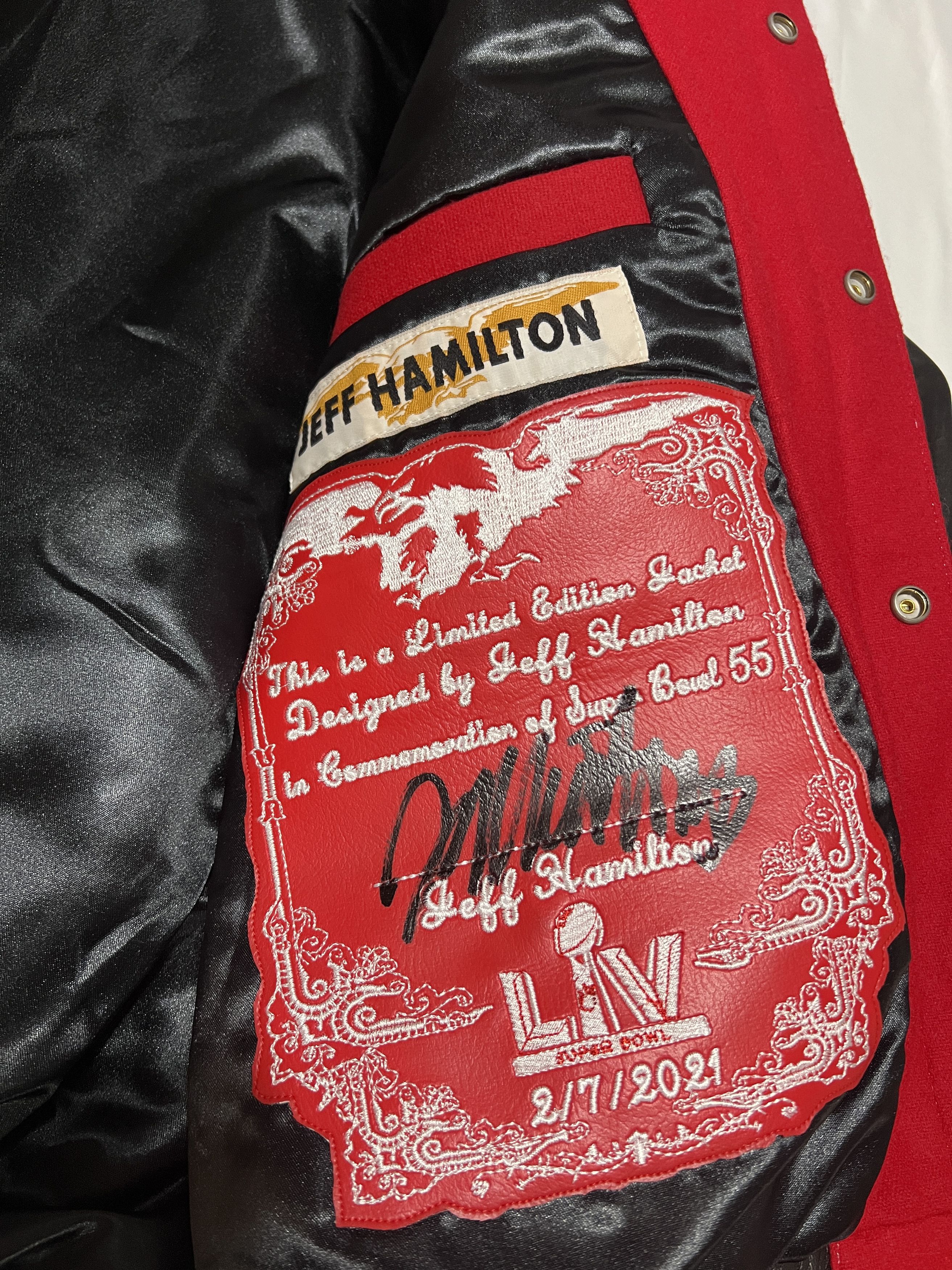 Jeff Hamilton *Signed By The Weeknd* x Jeff Hamilton XO Super Bowl Jacket Size US L / EU 52-54 / 3 - 7 Thumbnail