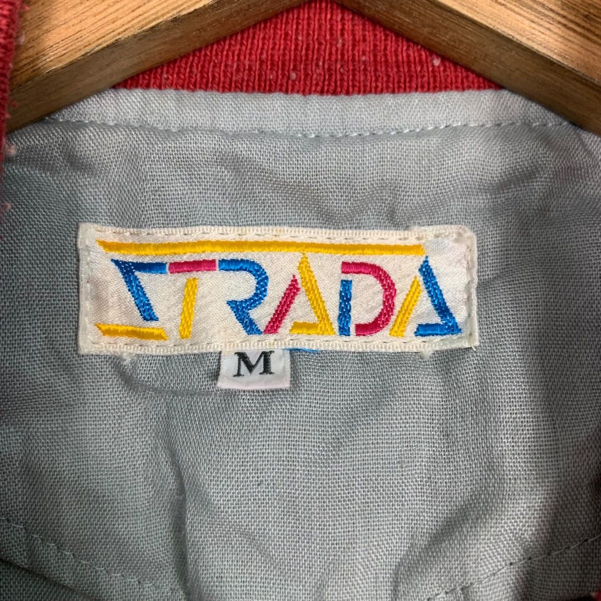 Vintage Vintage 90s STRADA Big Logo Bomber Jacket #2709-C122 Size US M / EU 48-50 / 2 - 15 Thumbnail