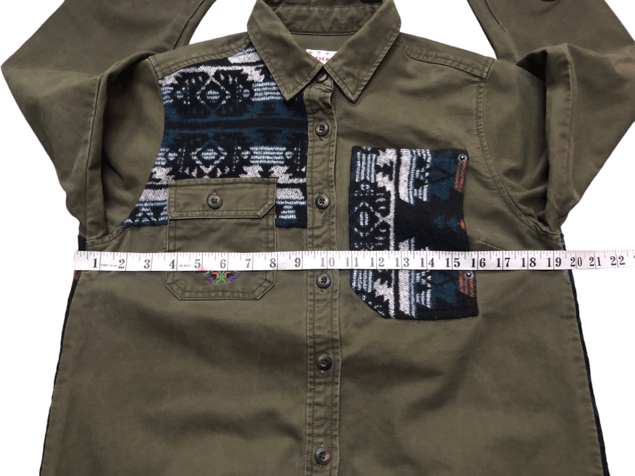 Japanese Brand × Native 💥JapaneseBrand Titicaca Navajo Native Shirt Military Style Size US M / EU 48-50 / 2 - 14 Thumbnail
