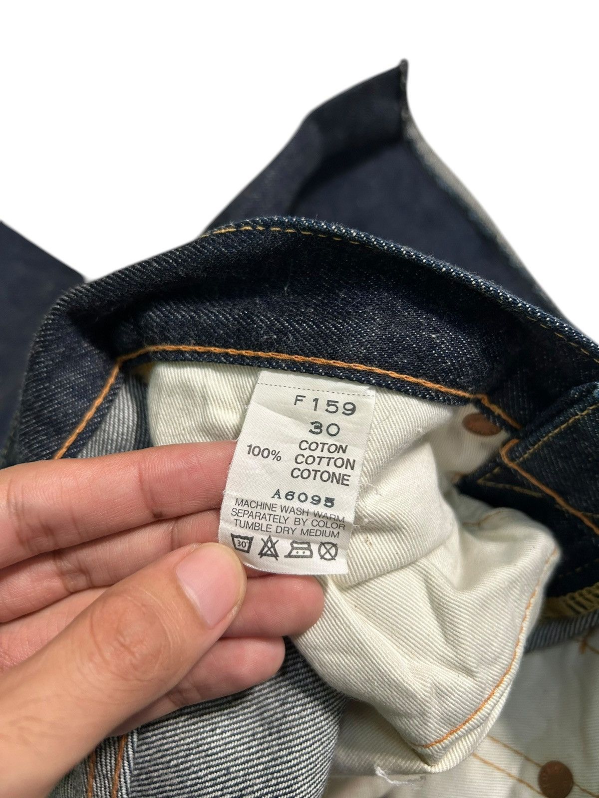 Japanese Brand × Kapital × Vintage FOB FACTORY SELVEDGE Japanese Short Denim Jeans Size US 29 - 7 Thumbnail