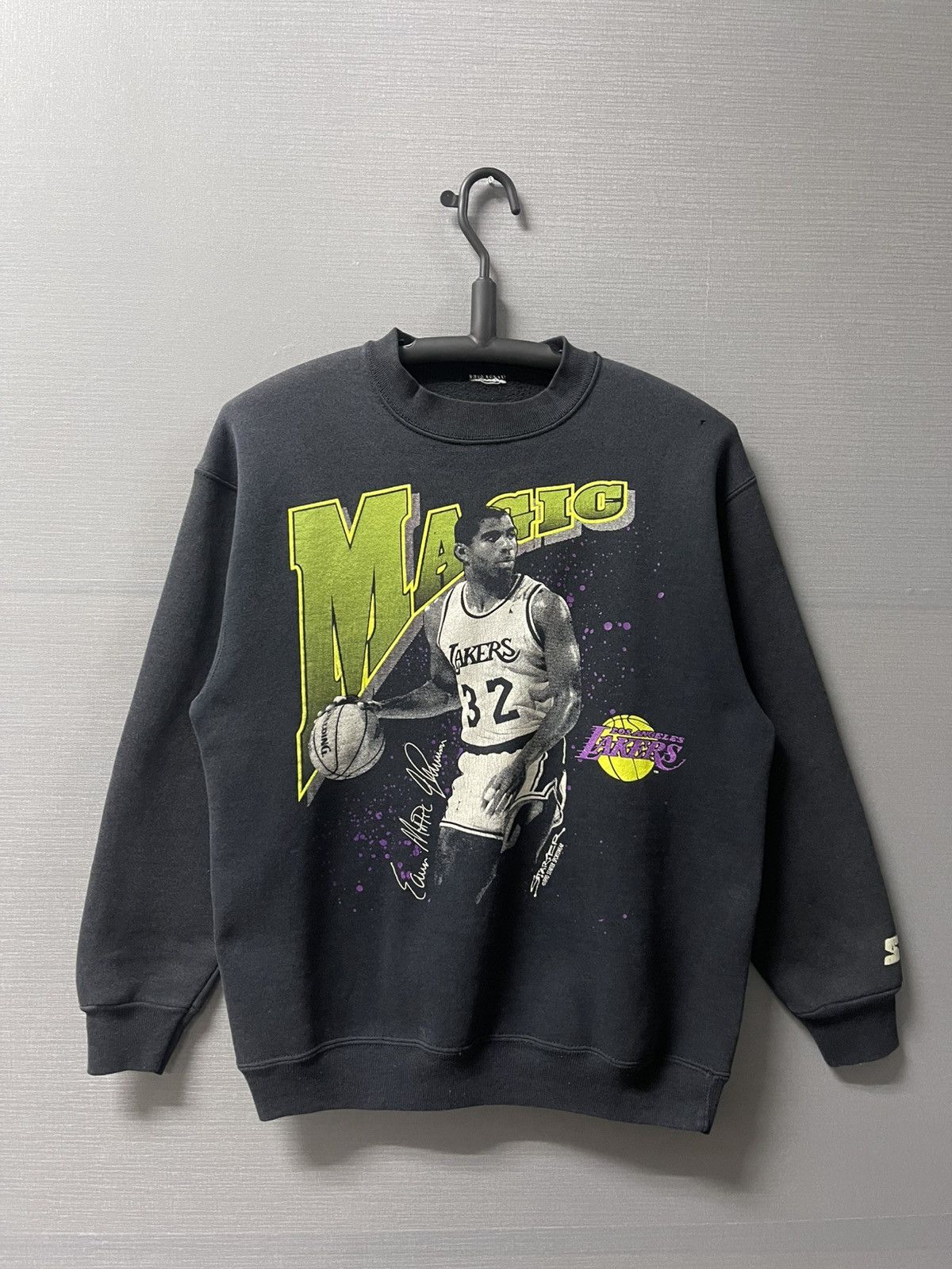 Starter Vintage Starter 1990 Magic Johnsen LA Lakers Size US M / EU 48-50 / 2 - 1 Thumbnail
