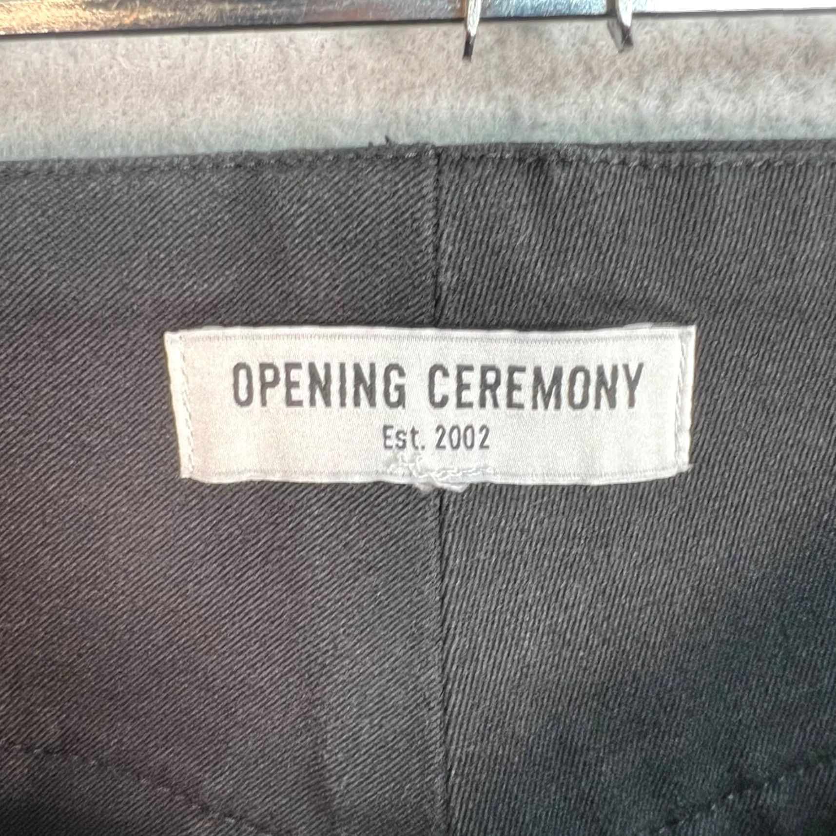 Opening Ceremony OPENING CEREMONY Womens Pants Size 26 Black Skinny Dress with Zipper Pockets Size 26" / US 2 / IT 38 - 3 Thumbnail