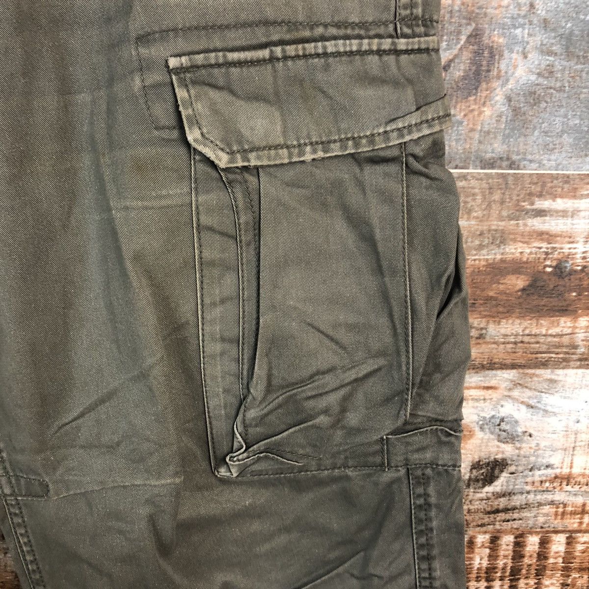 Japanese Brand DL Real Crush Clothing utility Cargo Multipocket Pants #C710 Size US 33 - 9 Thumbnail
