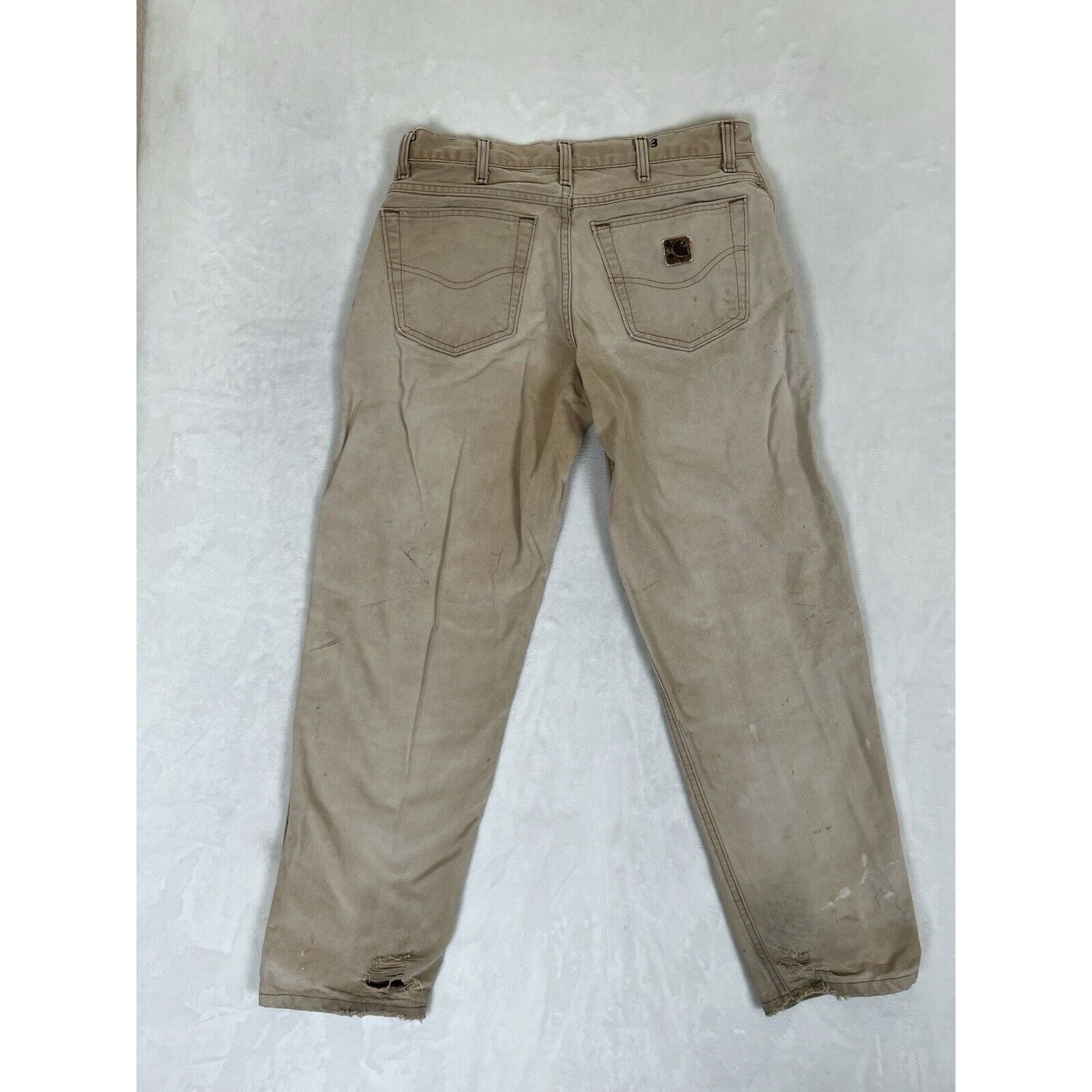 Carhartt Vintage Carhartt B72 BRN Pants Size 32x30 USA Made Stained G Size US 32 / EU 48 - 10 Thumbnail