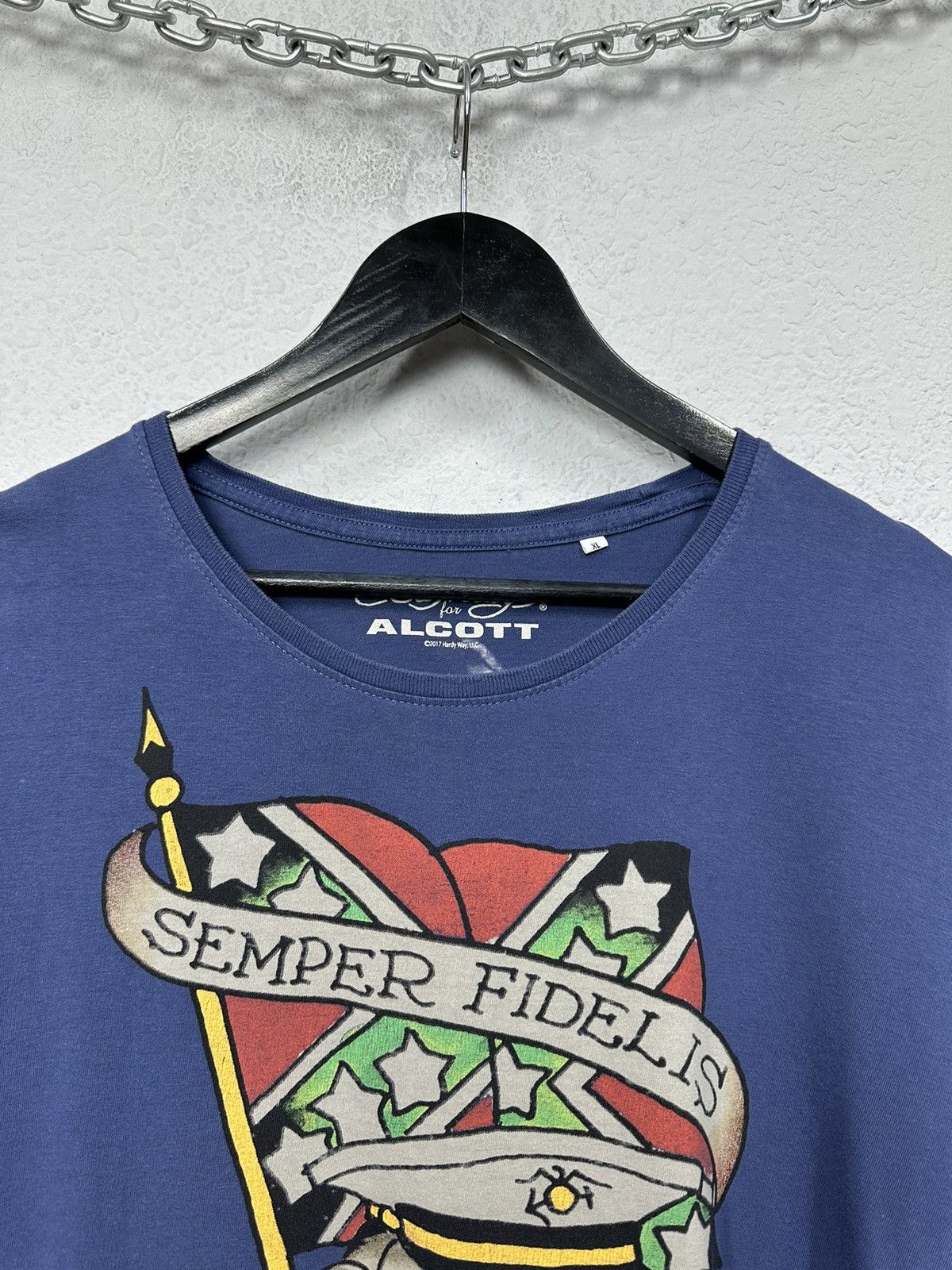 Ed Hardy Vintage ay2k Ed Hardy by Christian Audigier Tee Japanese Size US XL / EU 56 / 4 - 2 Thumbnail
