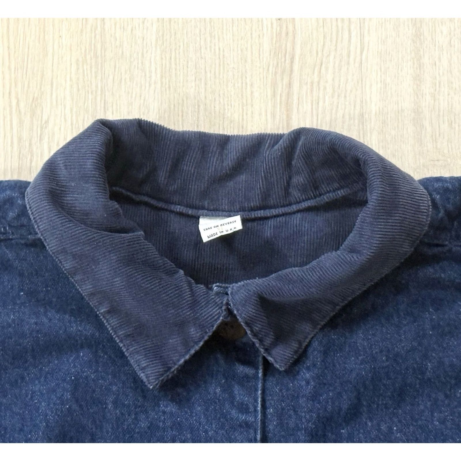 Vintage VINTAGE Osh Kosh B’Gosh Denim/Corduroy Engineer Jacket XL Men Blue 80s USA Bomber Jacket Size US XL / EU 56 / 4 - 7 Thumbnail