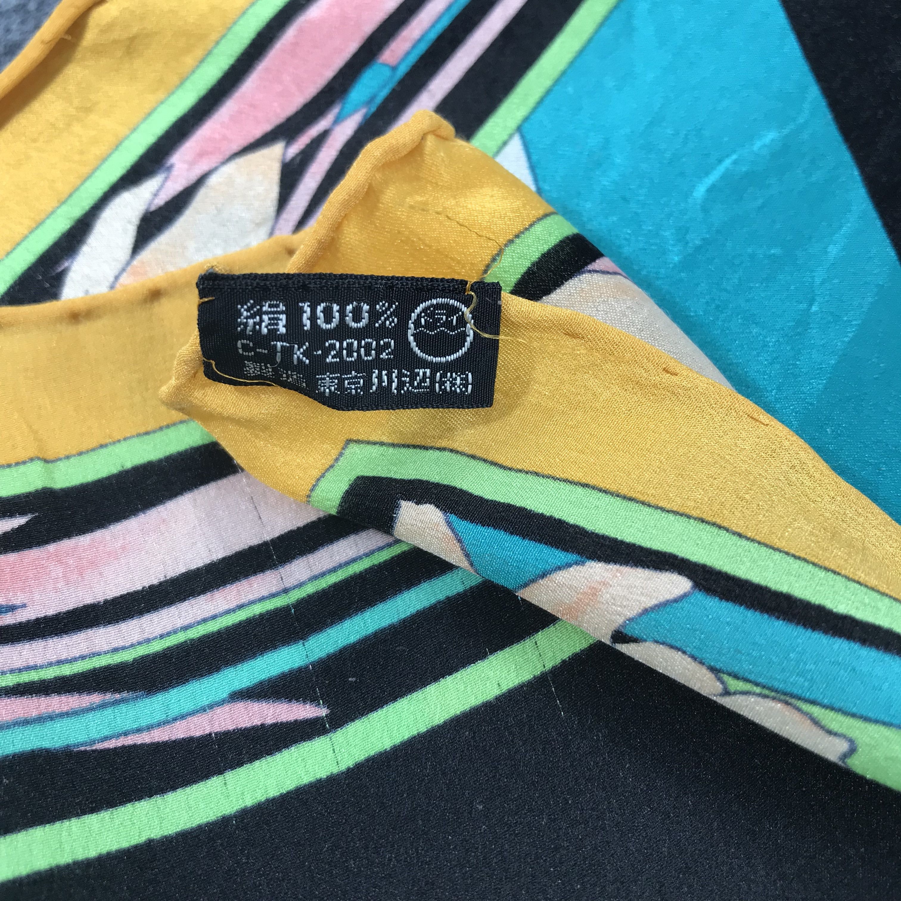 Vintage Vintage Jacques Heim Floral Silk Scarf M168 Size ONE SIZE - 6 Thumbnail