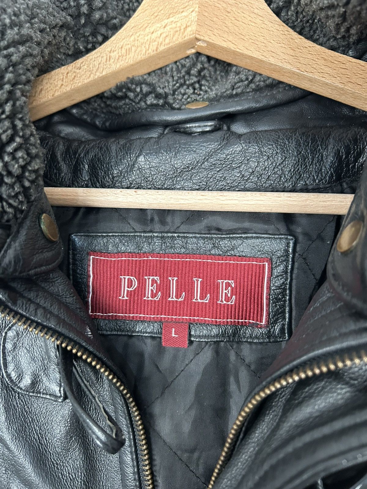 Genuine Leather Vintage Avant Garde Genuine Leather Jacket Heavy Coat Size US L / EU 52-54 / 3 - 7 Thumbnail