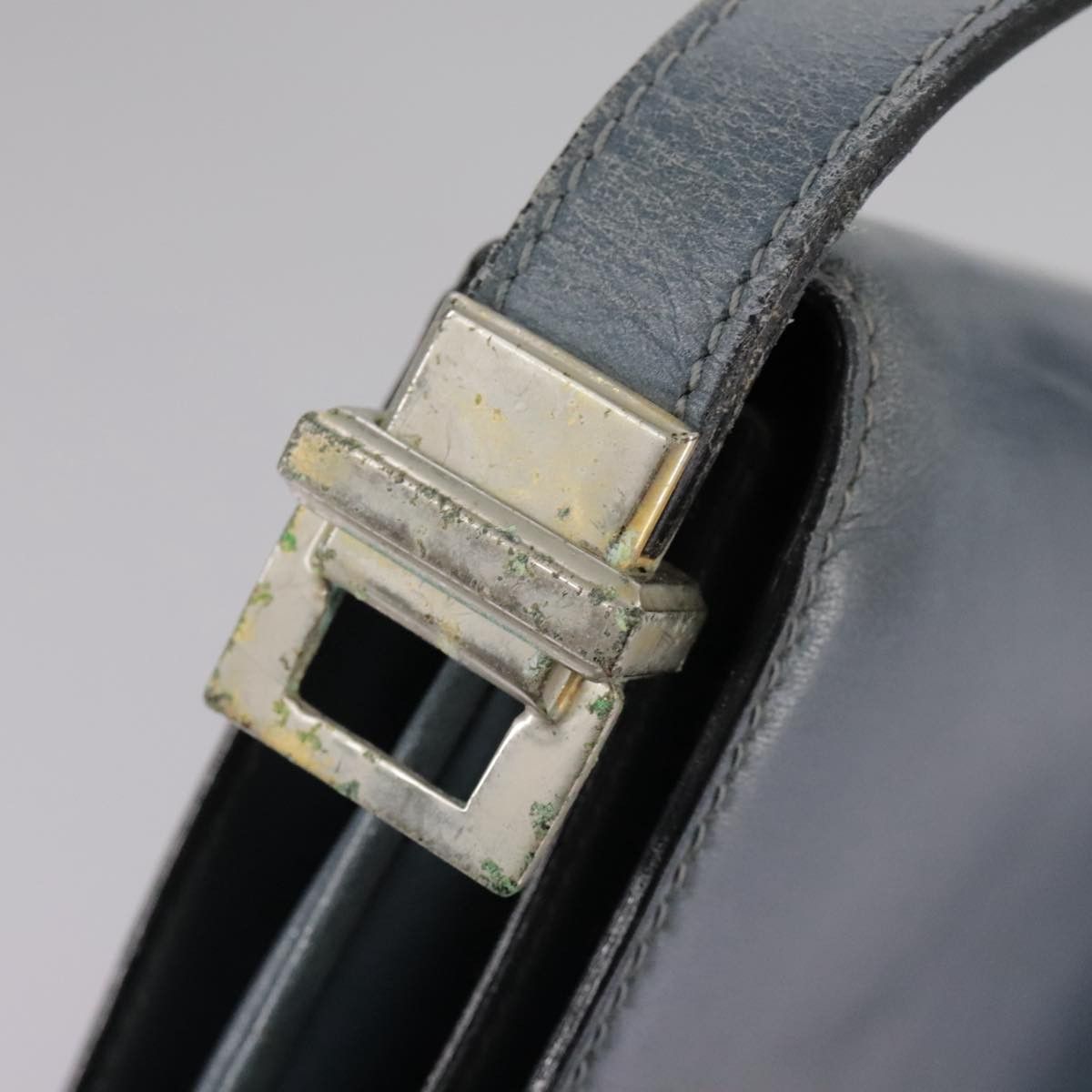 Celine CELINE Shoulder Bag Leather Blue Size ONE SIZE - 10 Thumbnail