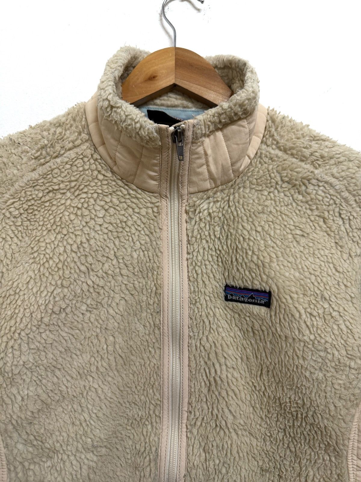 Patagonia × Vintage Vintage Patagonia Retro Deep Pile Fleece Jacket Size L / US 10 / IT 46 - 2 Thumbnail