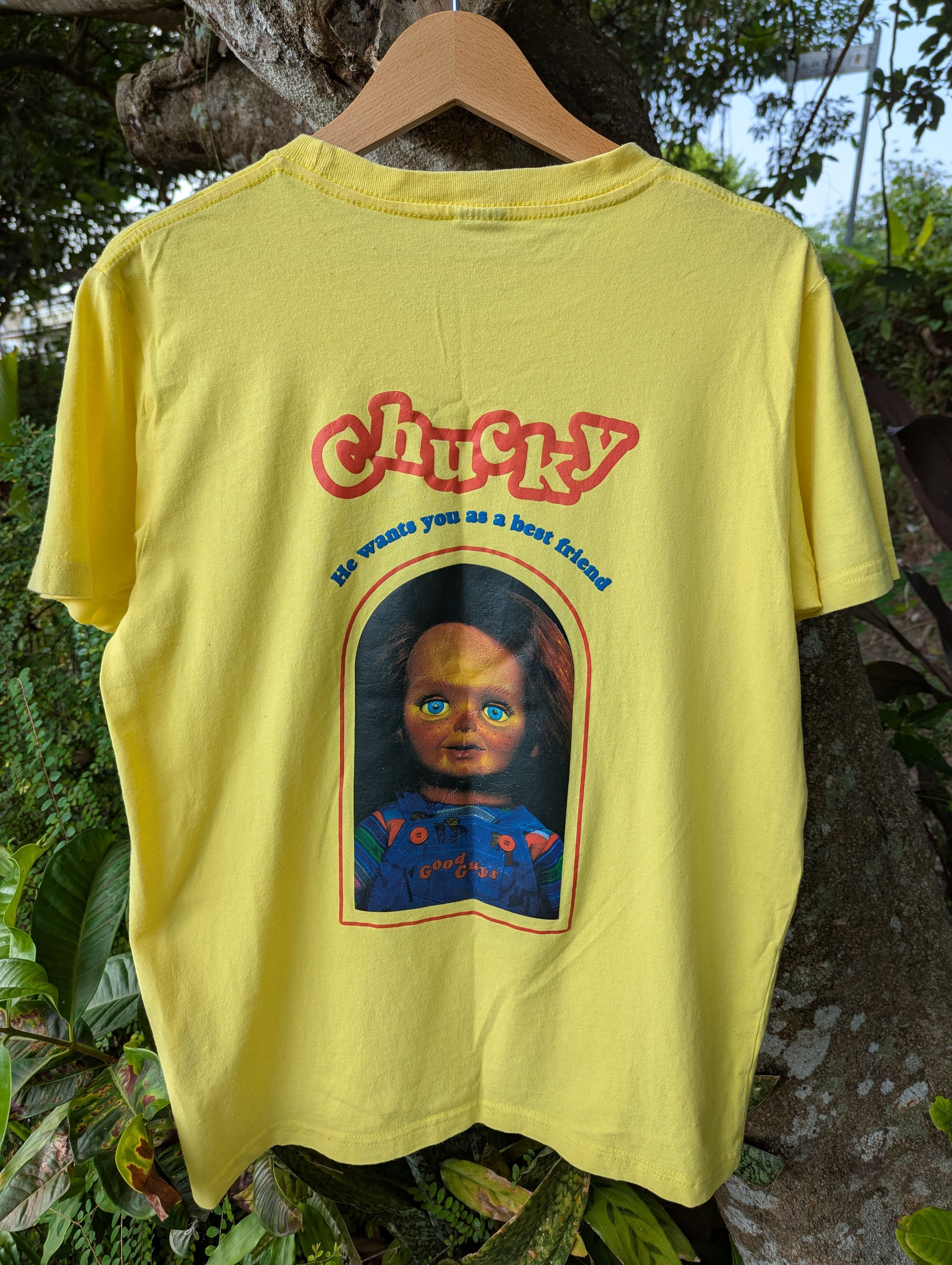 Vintage Child's Play Chucky Movie Tshirt Size US L / EU 52-54 / 3 - 1 Thumbnail