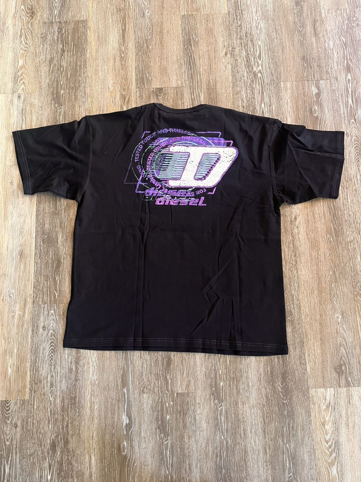 Diesel Diesel flocked logo tee xl Size US XL / EU 56 / 4 - 3 Thumbnail